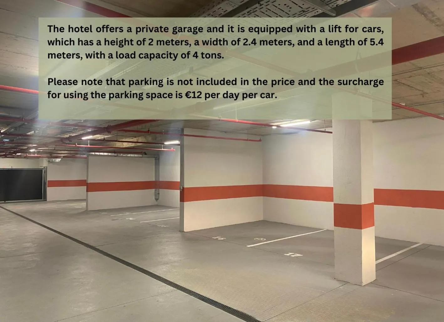 Parking in Calisi Hotel