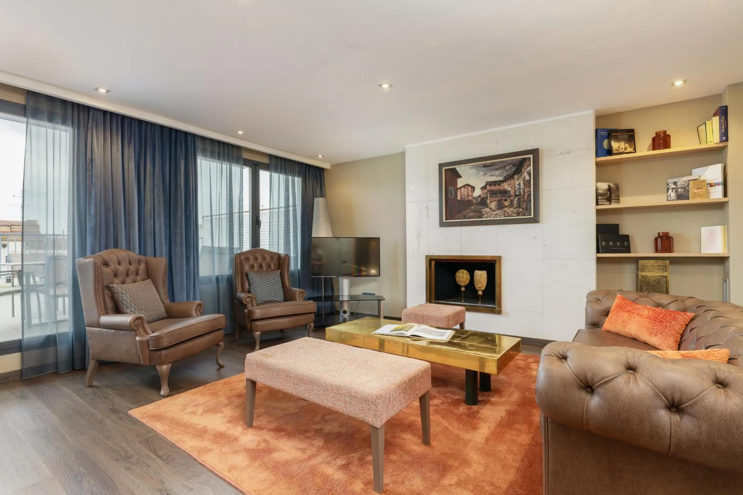 Living room in Hotel Pedro I De Aragon 4 Estrellas SUPERIOR