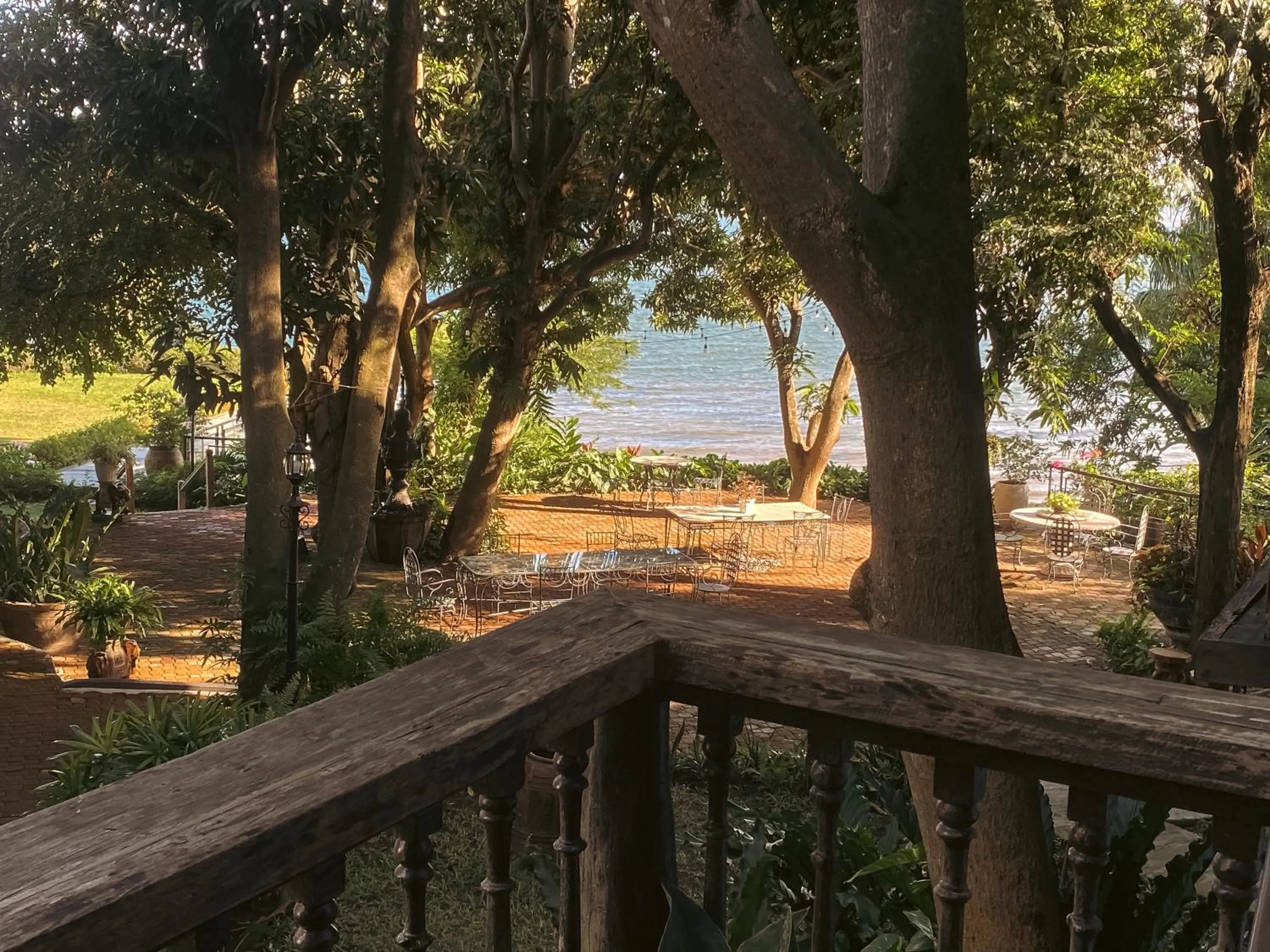 Garden view in Nuuk Taal Lake