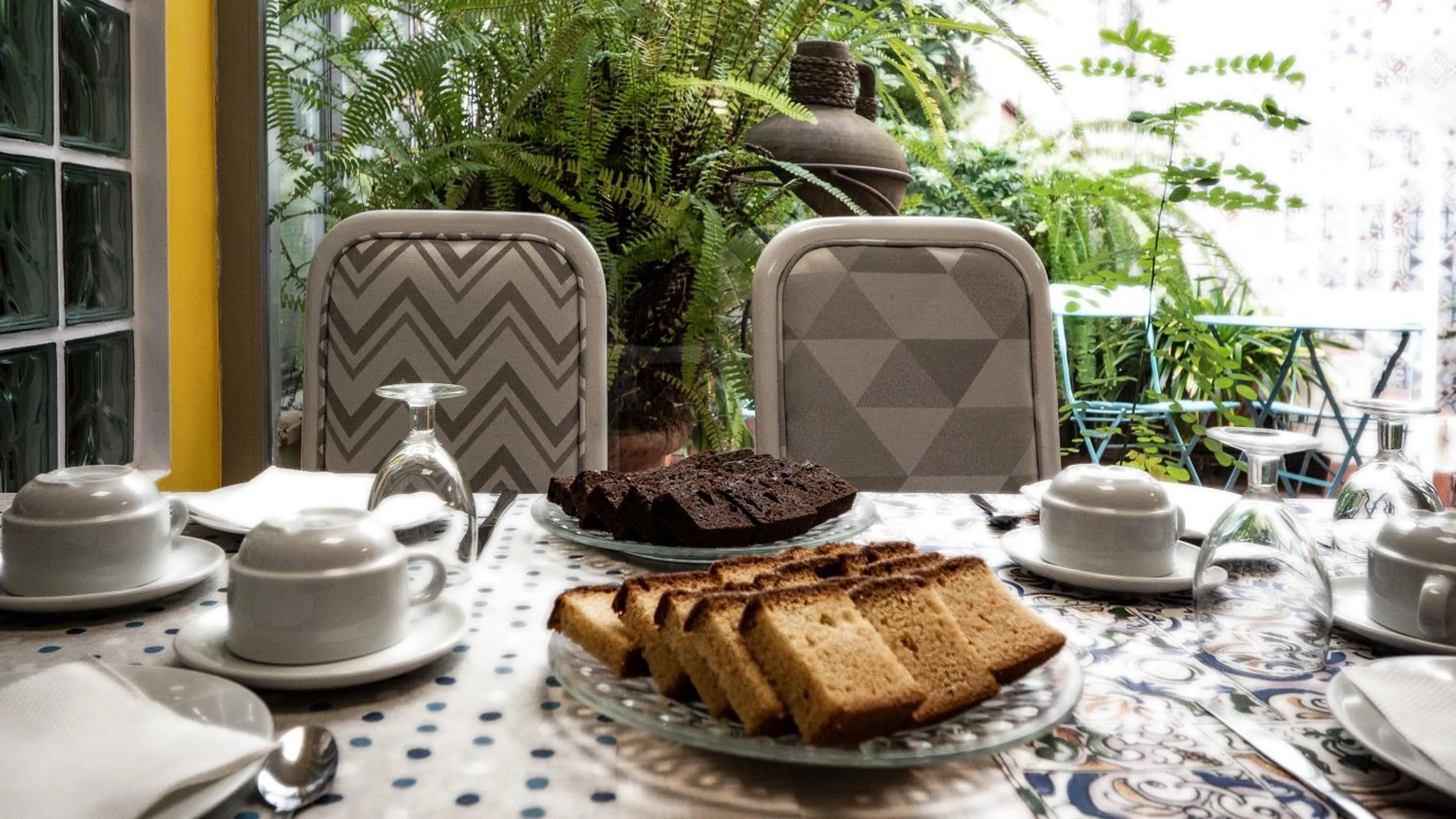 Breakfast in Hotel Plaza Santa Lucía