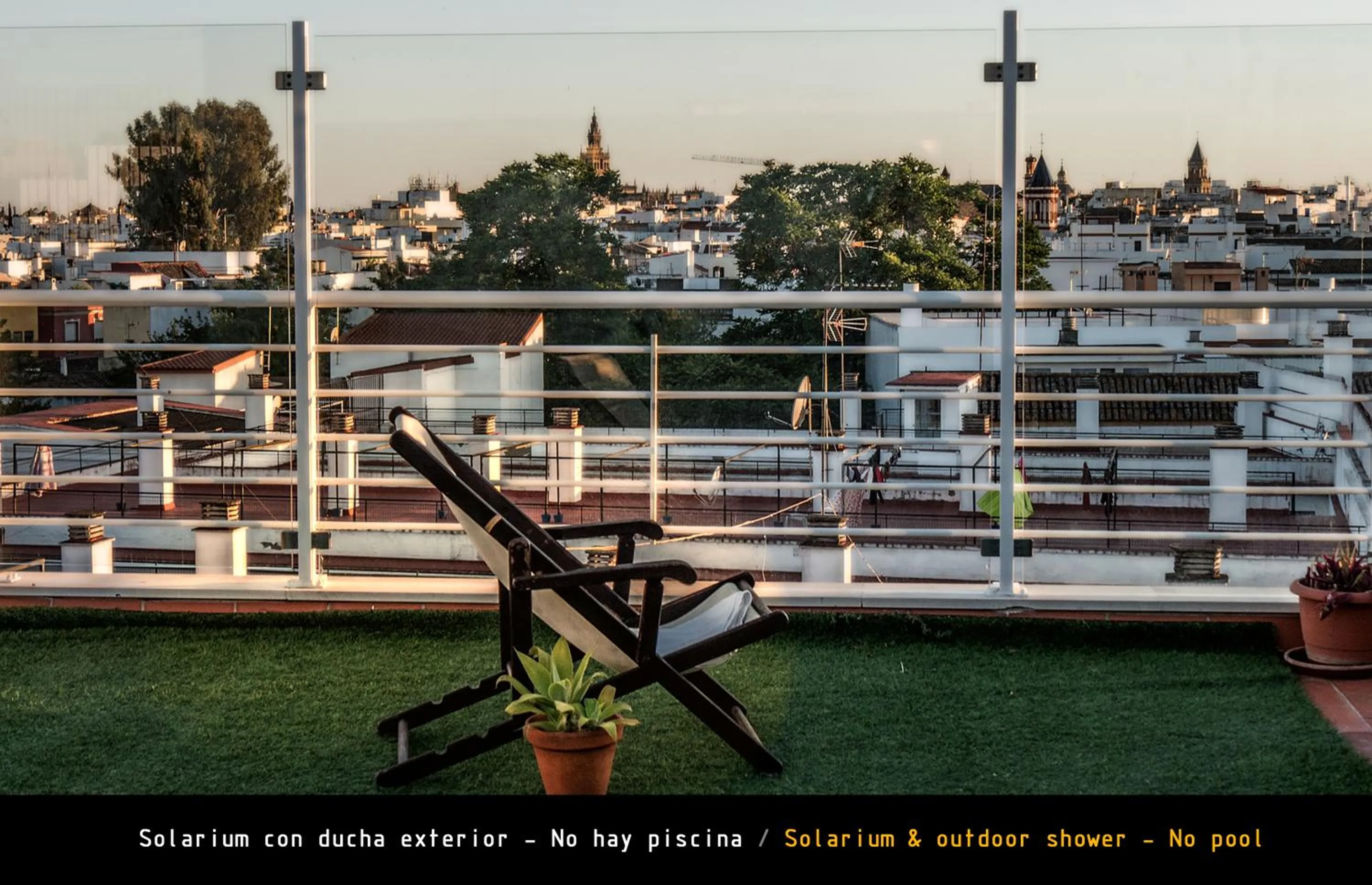 Solarium in Hotel Plaza Santa Lucía