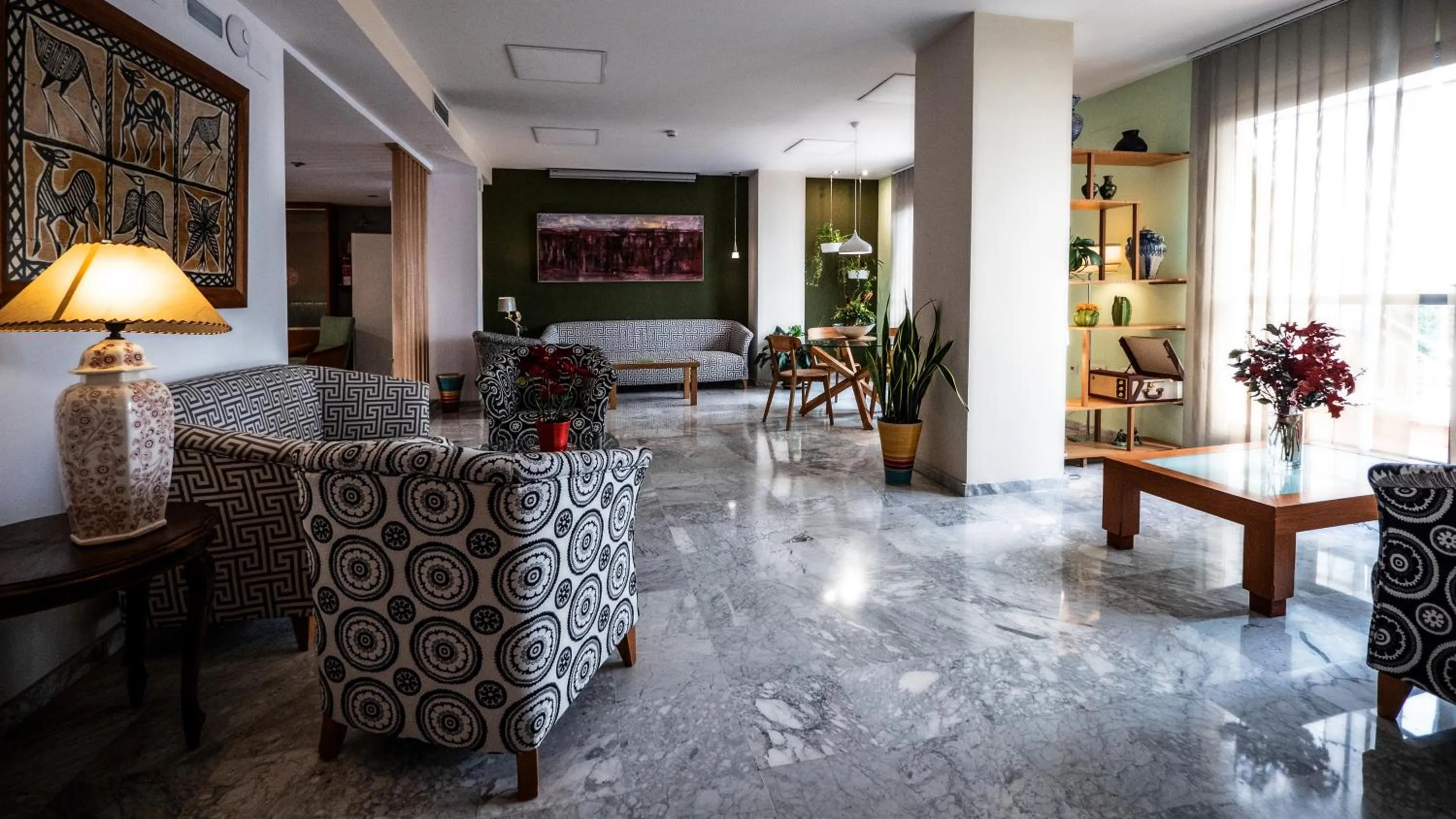 Living room in Hotel Plaza Santa Lucía