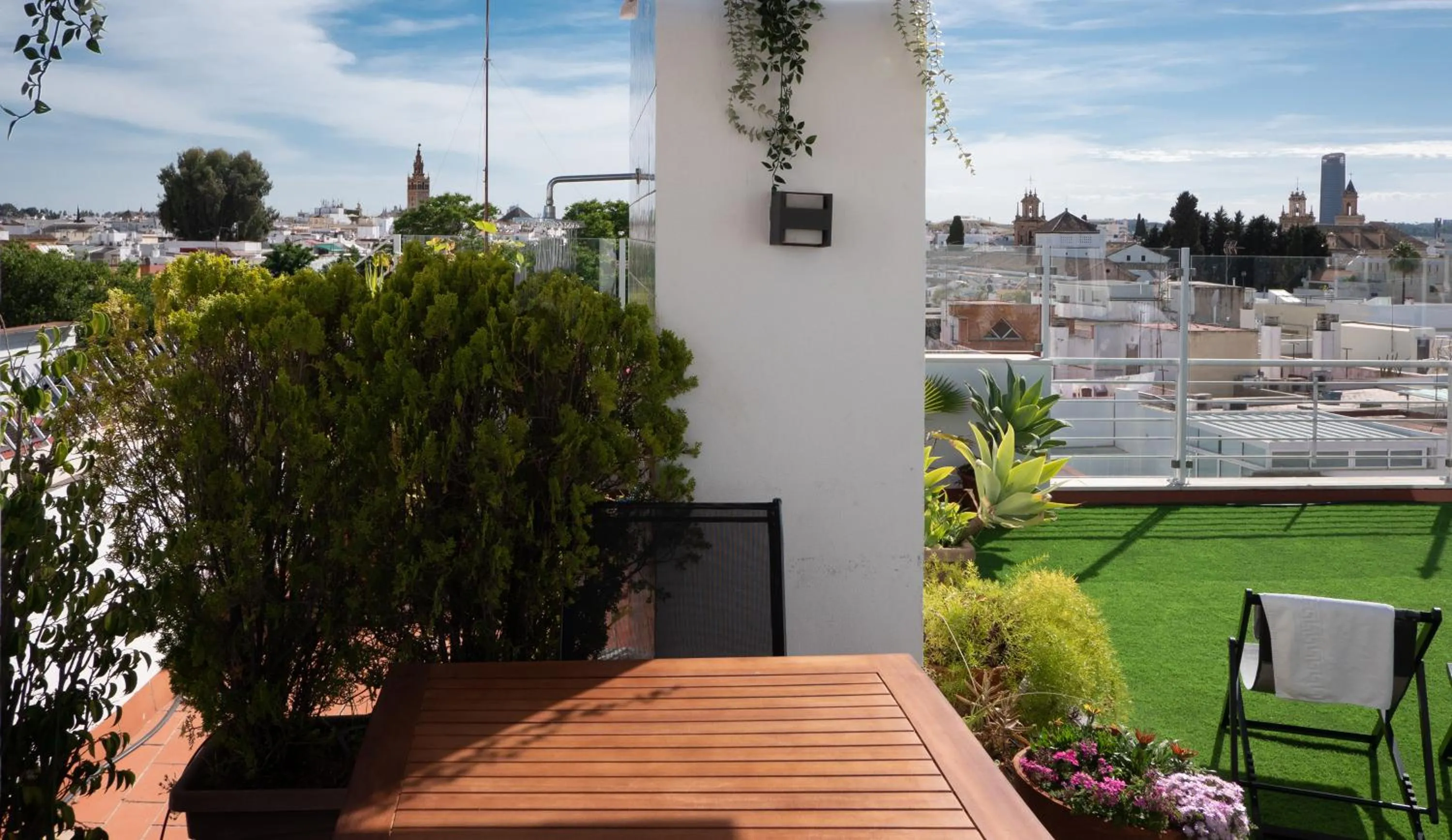 Patio in Hotel Plaza Santa Lucía