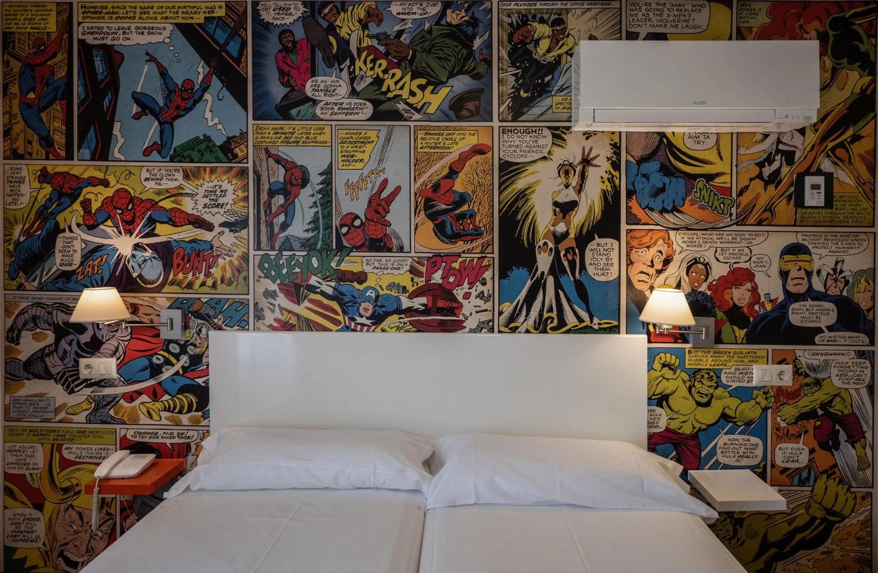 Bed in Hotel Plaza Santa Lucía