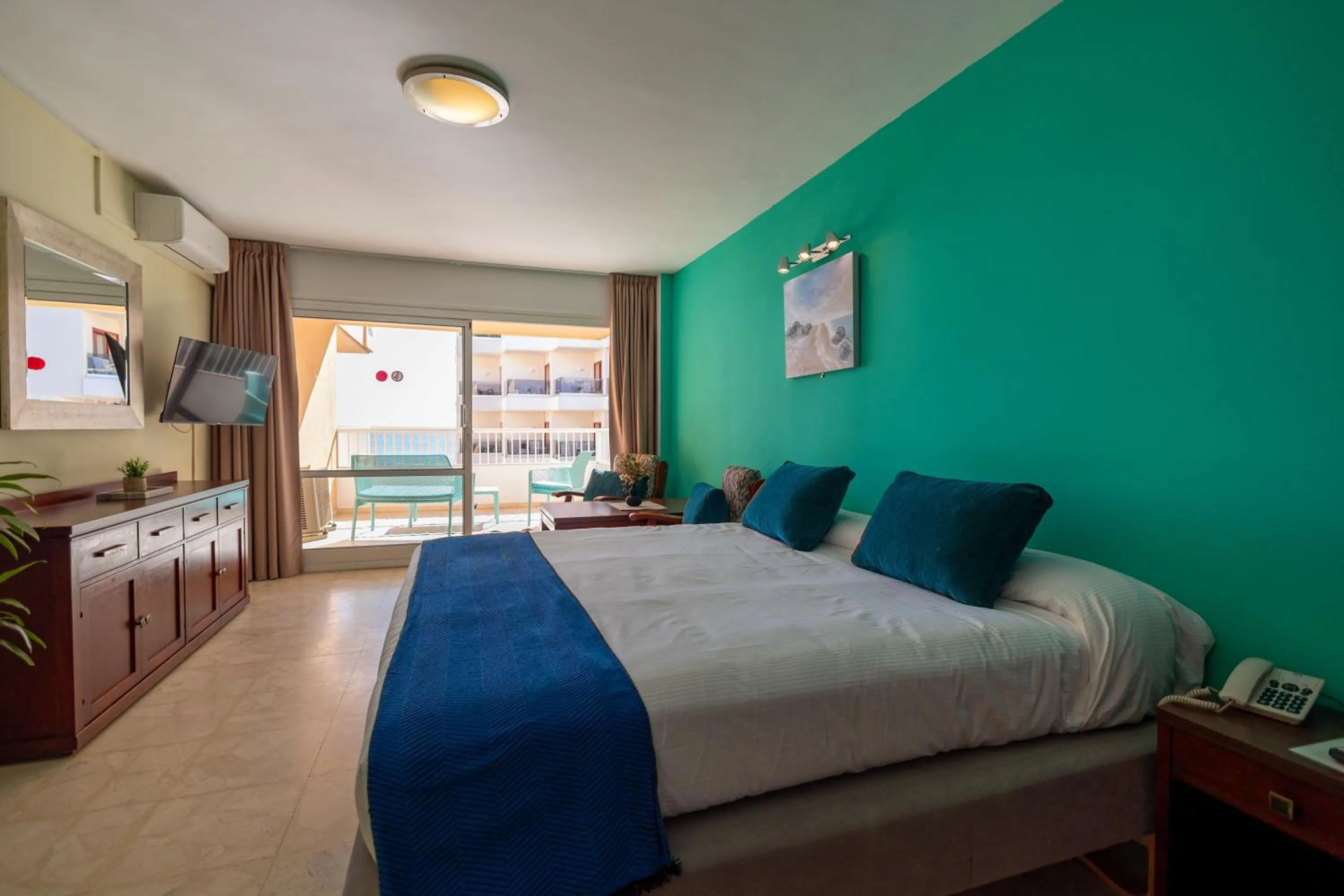 Bed in Apartamentos La Jabega