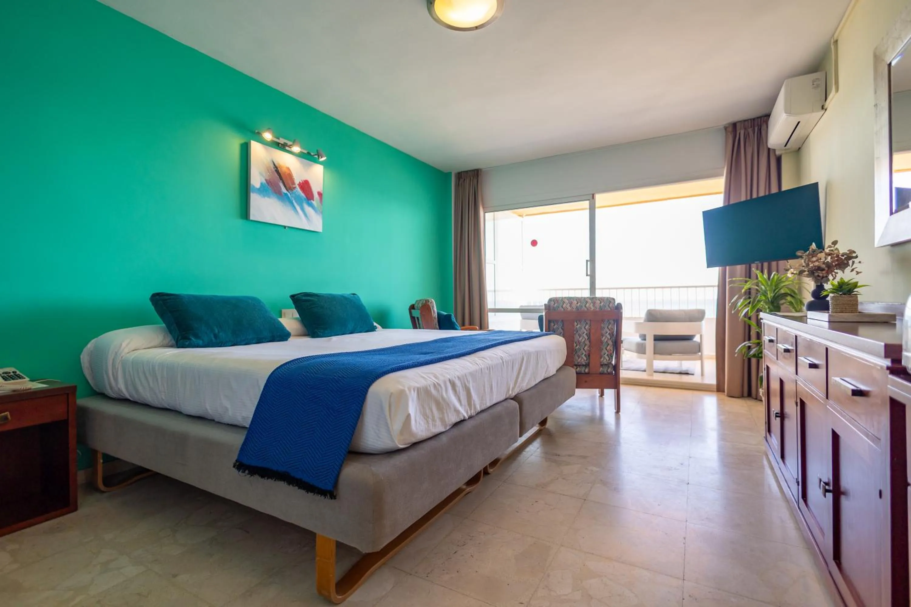 Bed in Apartamentos La Jabega