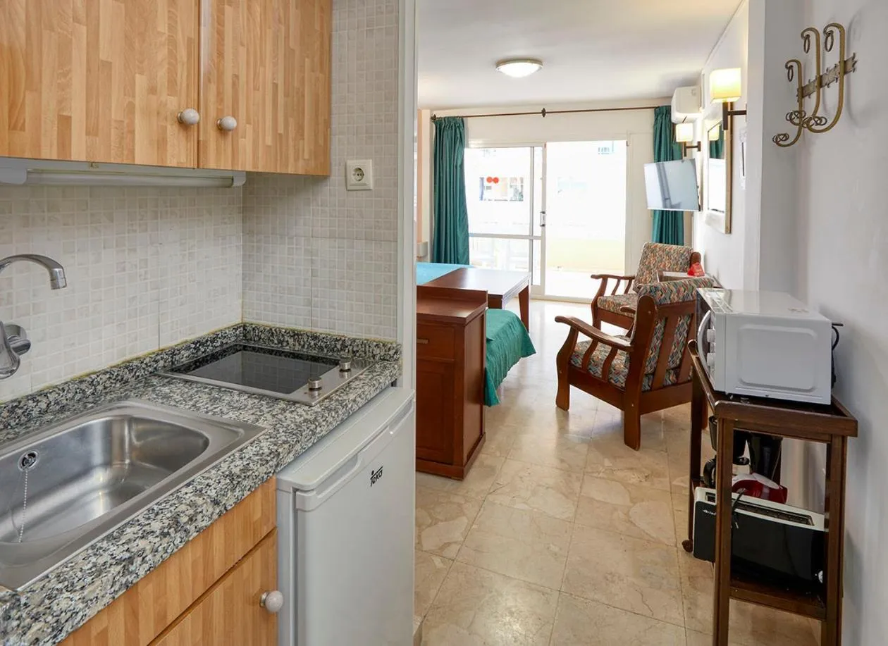 Kitchen or kitchenette in Apartamentos La Jabega
