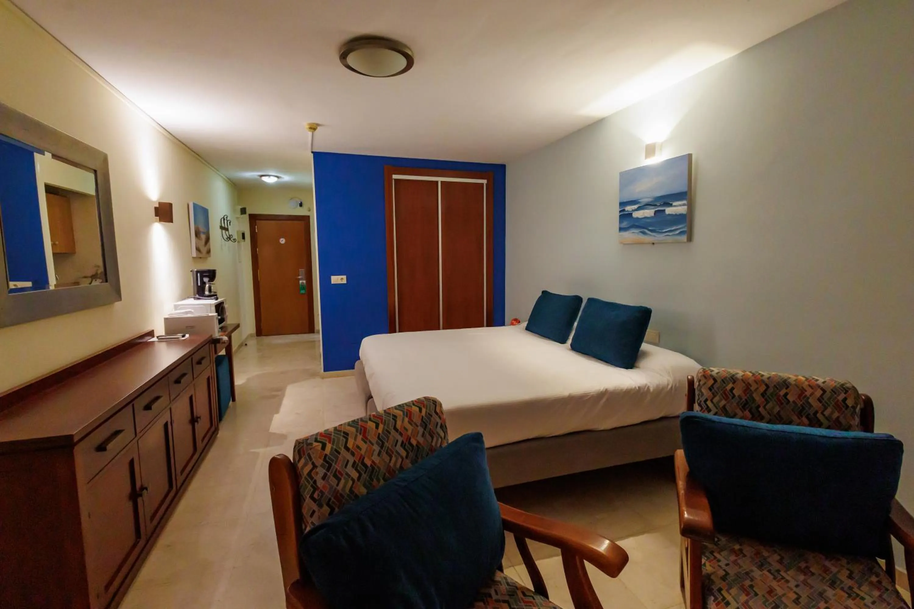 Bed in Apartamentos La Jabega