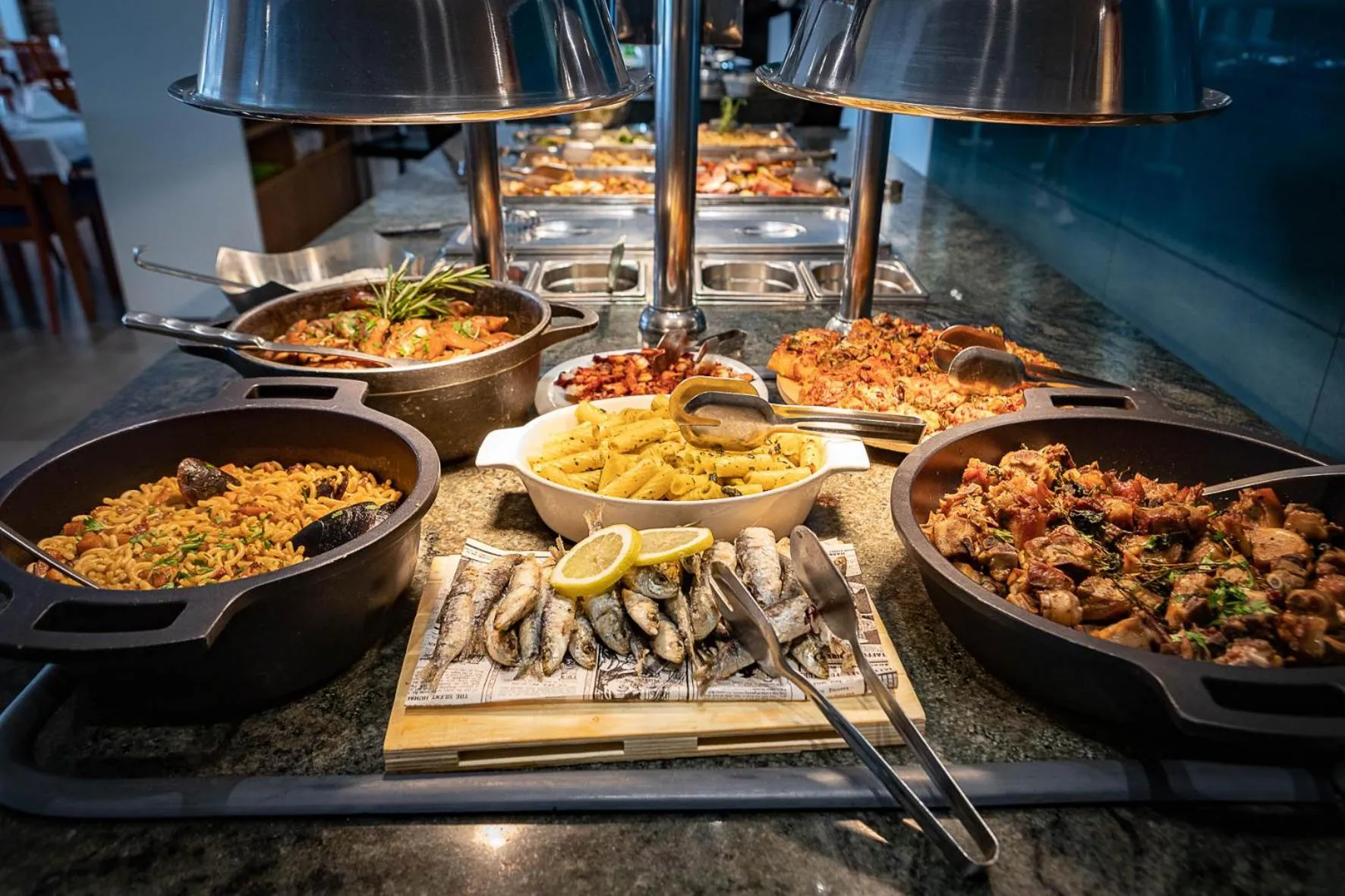 Dining area in Hotel Montecarlo Spa & Wellness