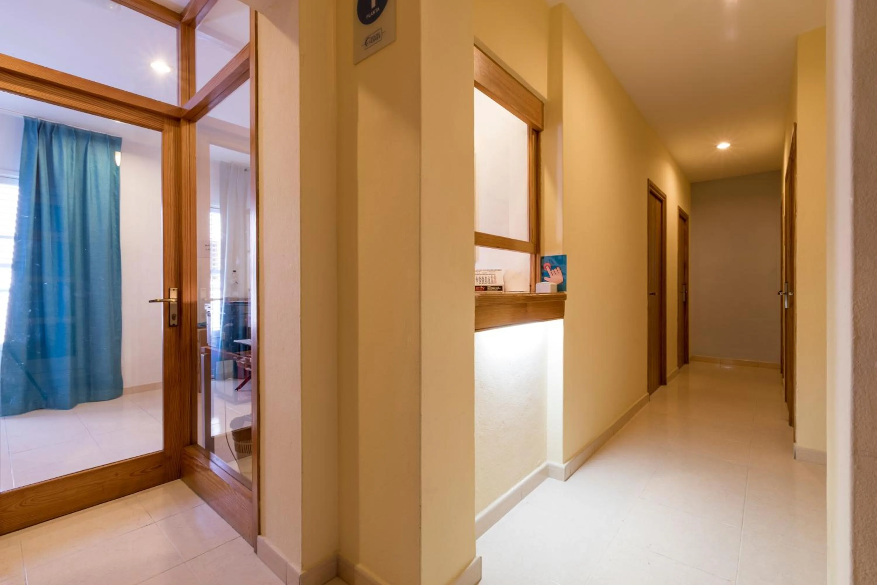 Lobby or reception in Hostal Ferrer