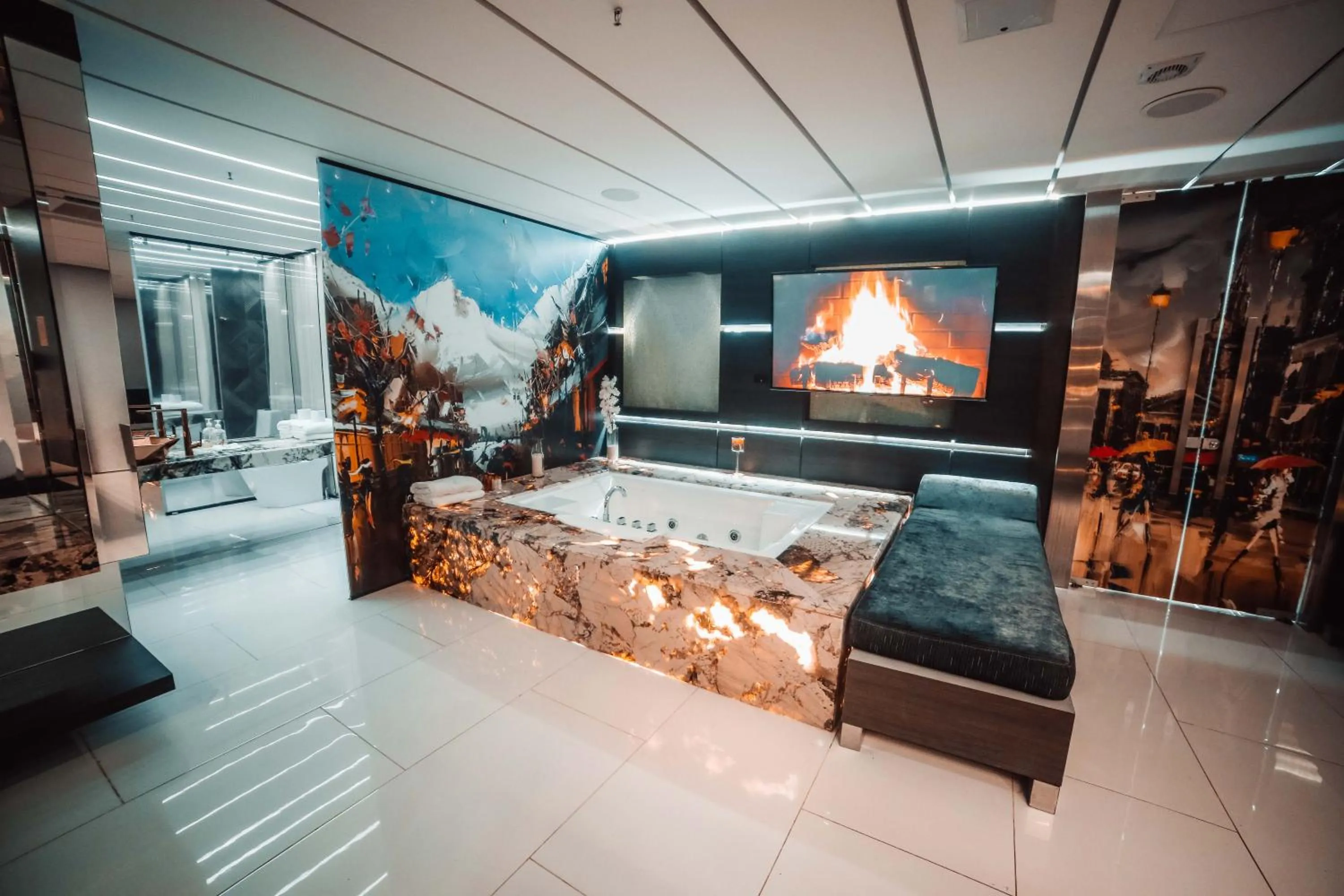 Bathroom in 1Million Luxury Suites