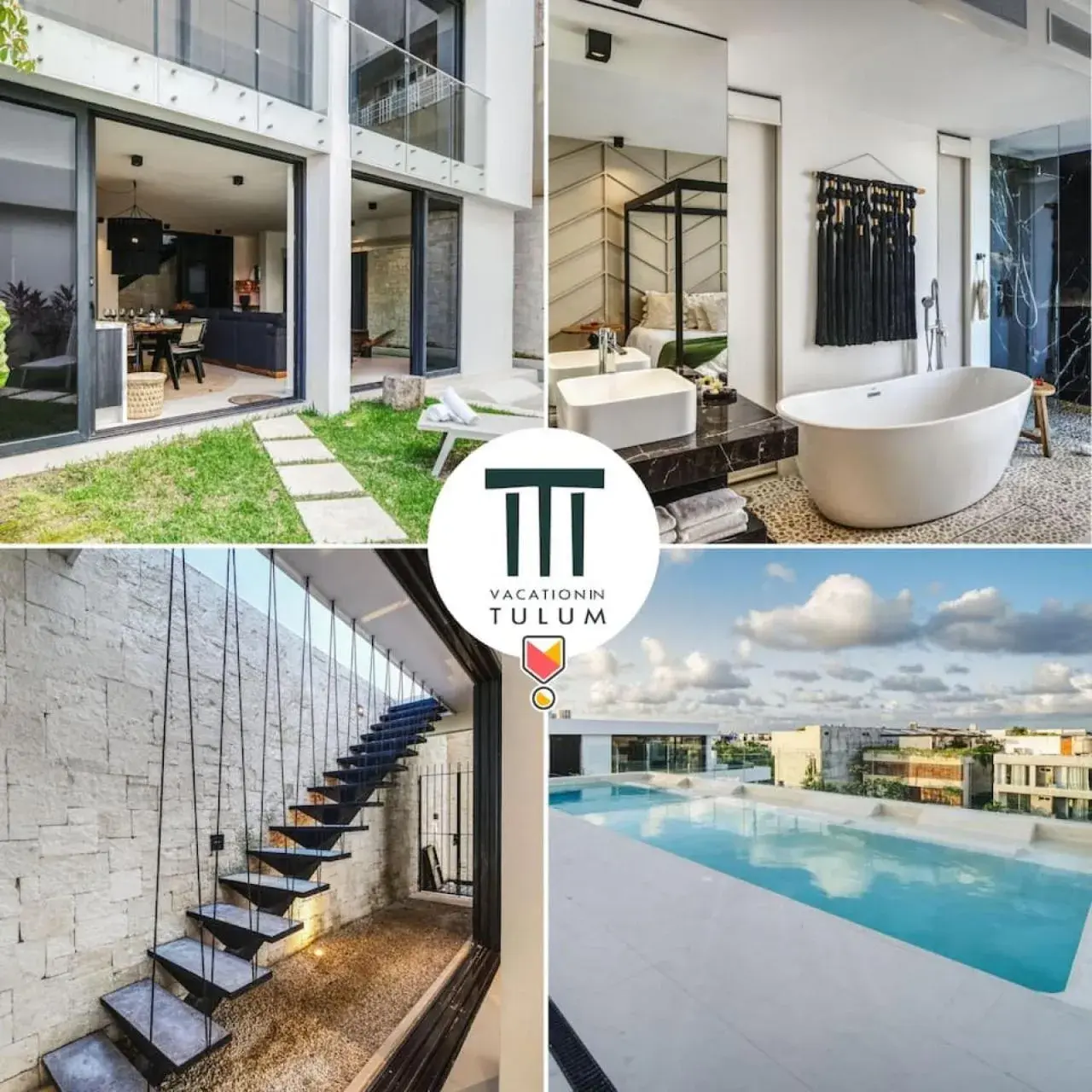 2BR Coworking Freestanding Bathtub Private Pool 2BR Coworking Freestanding Bathtub Private Pool