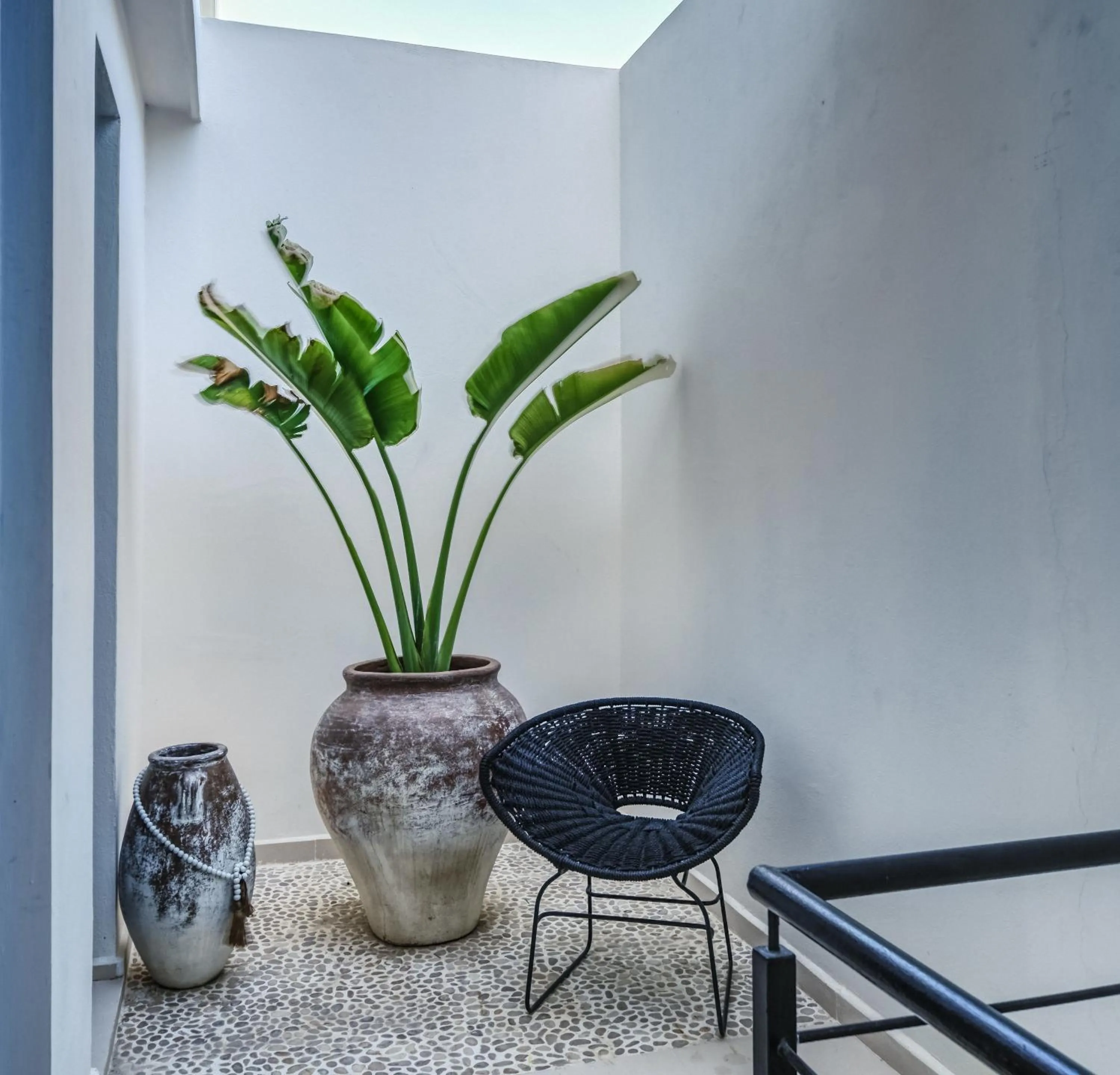 Seating area in 2BR Coworking Freestanding Bathtub Private Pool