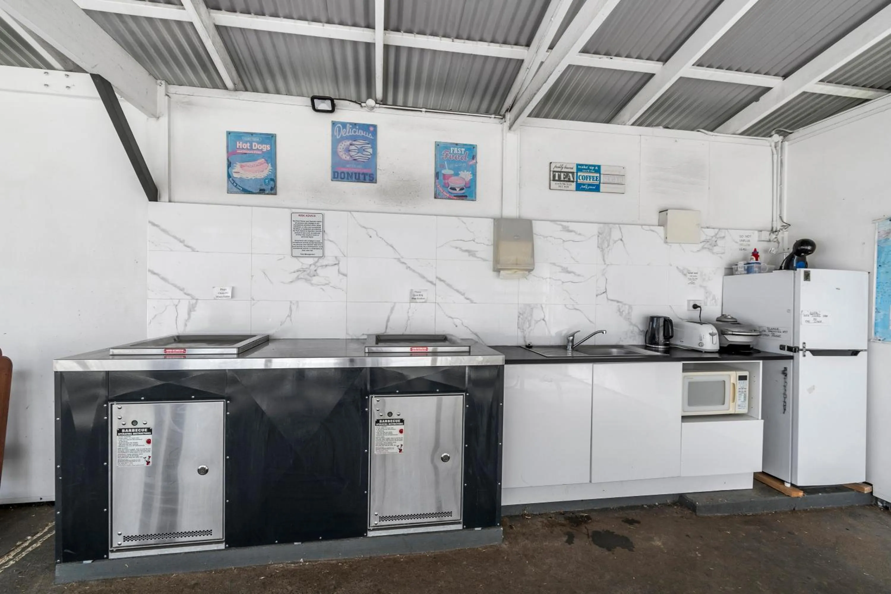 BBQ facilities in Moss Vale Holiday Park