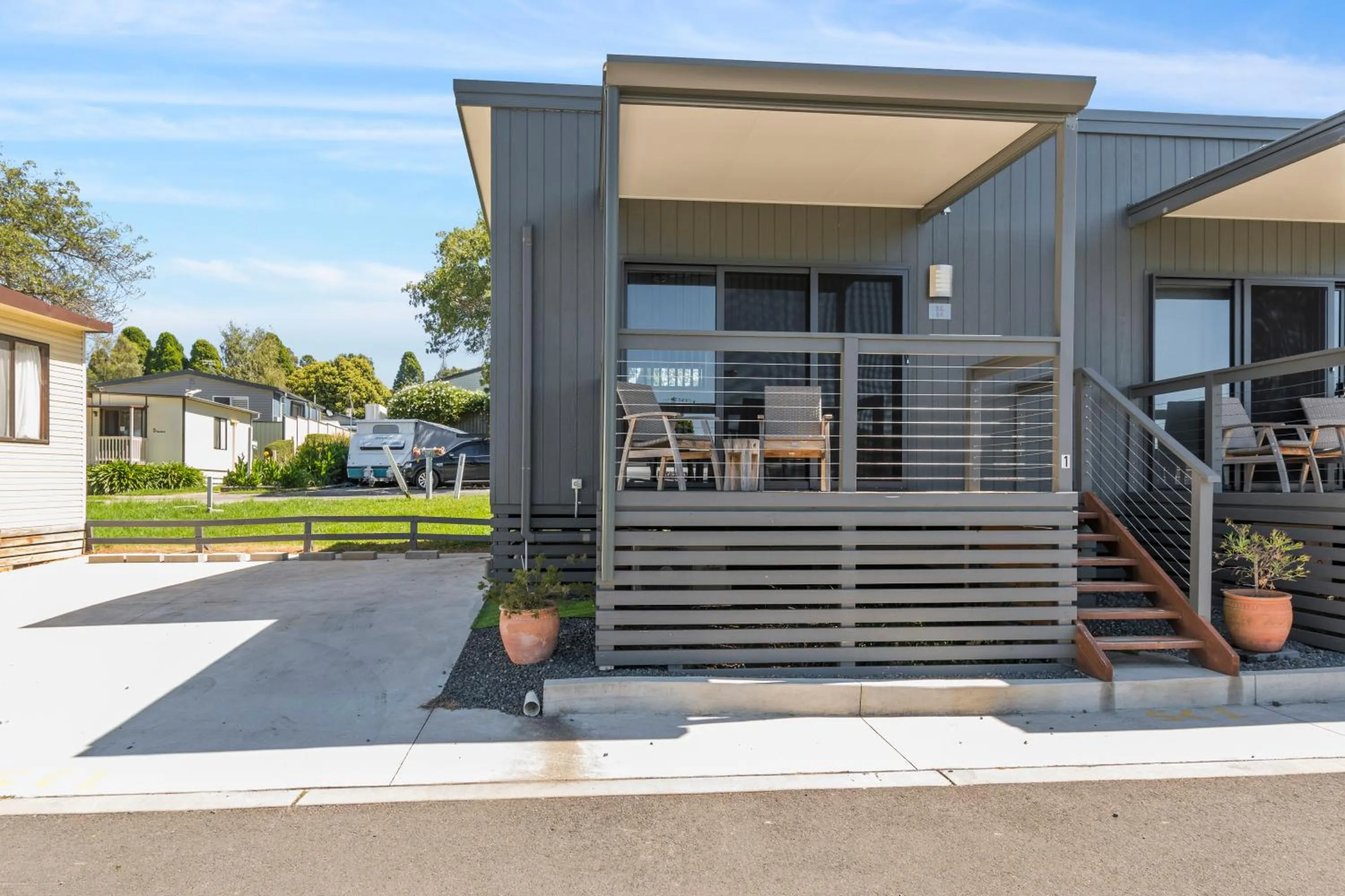 Property building in Moss Vale Holiday Park