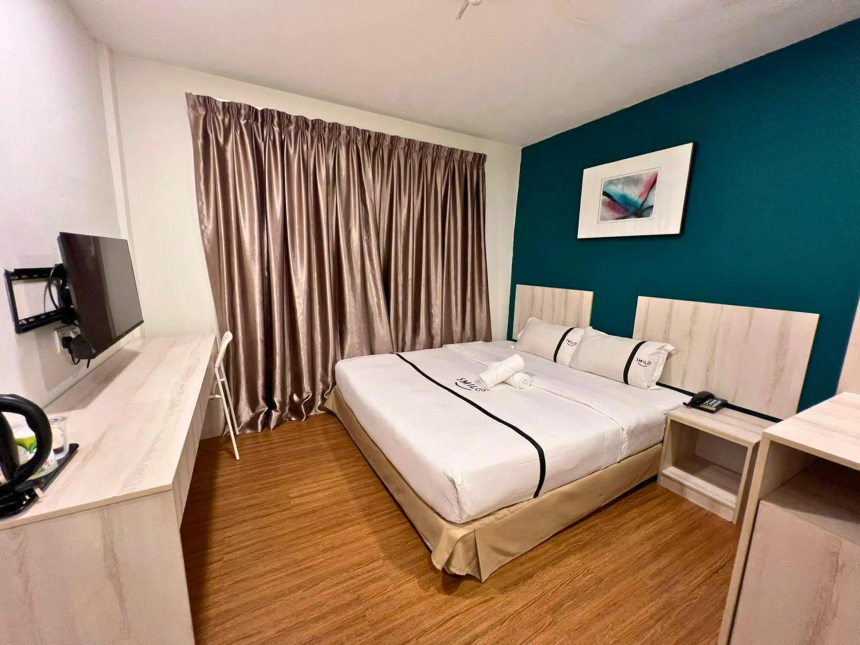 Bed in Smile Hotel Cheras Taman Segar