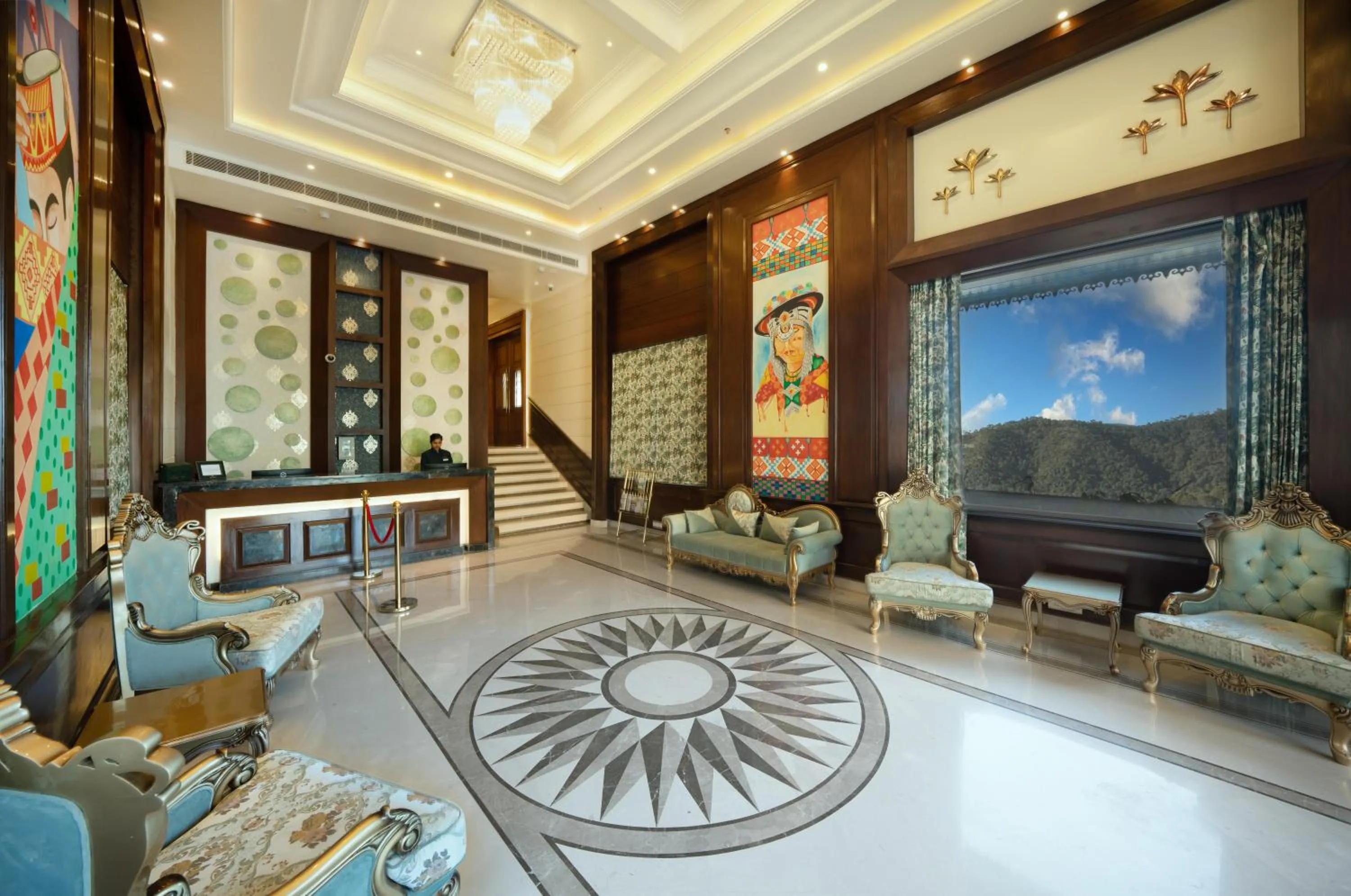 Lobby or reception in WelcomHeritage Parv Vilas Resort & Spa