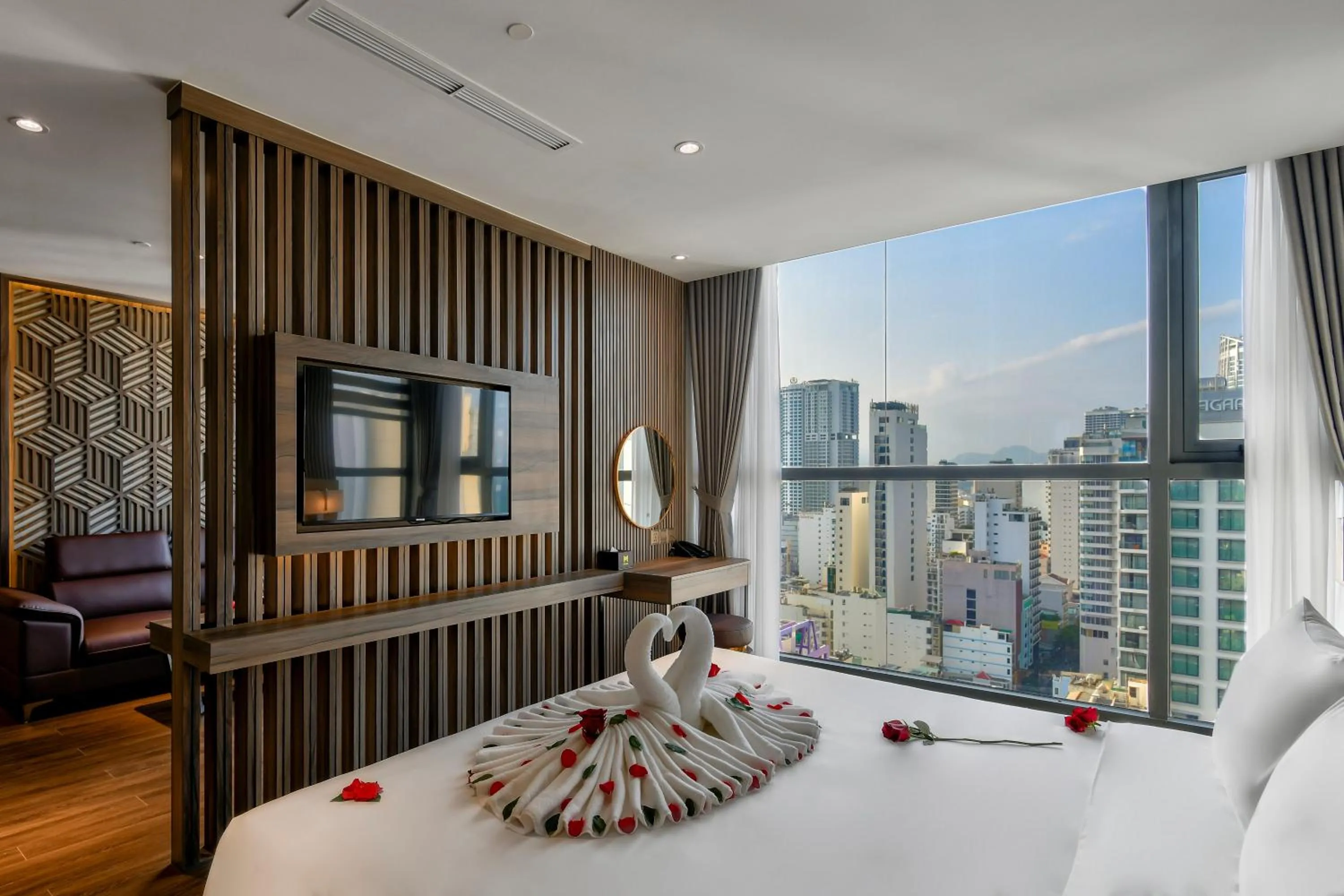 Bed in Maris Hotel Nha Trang