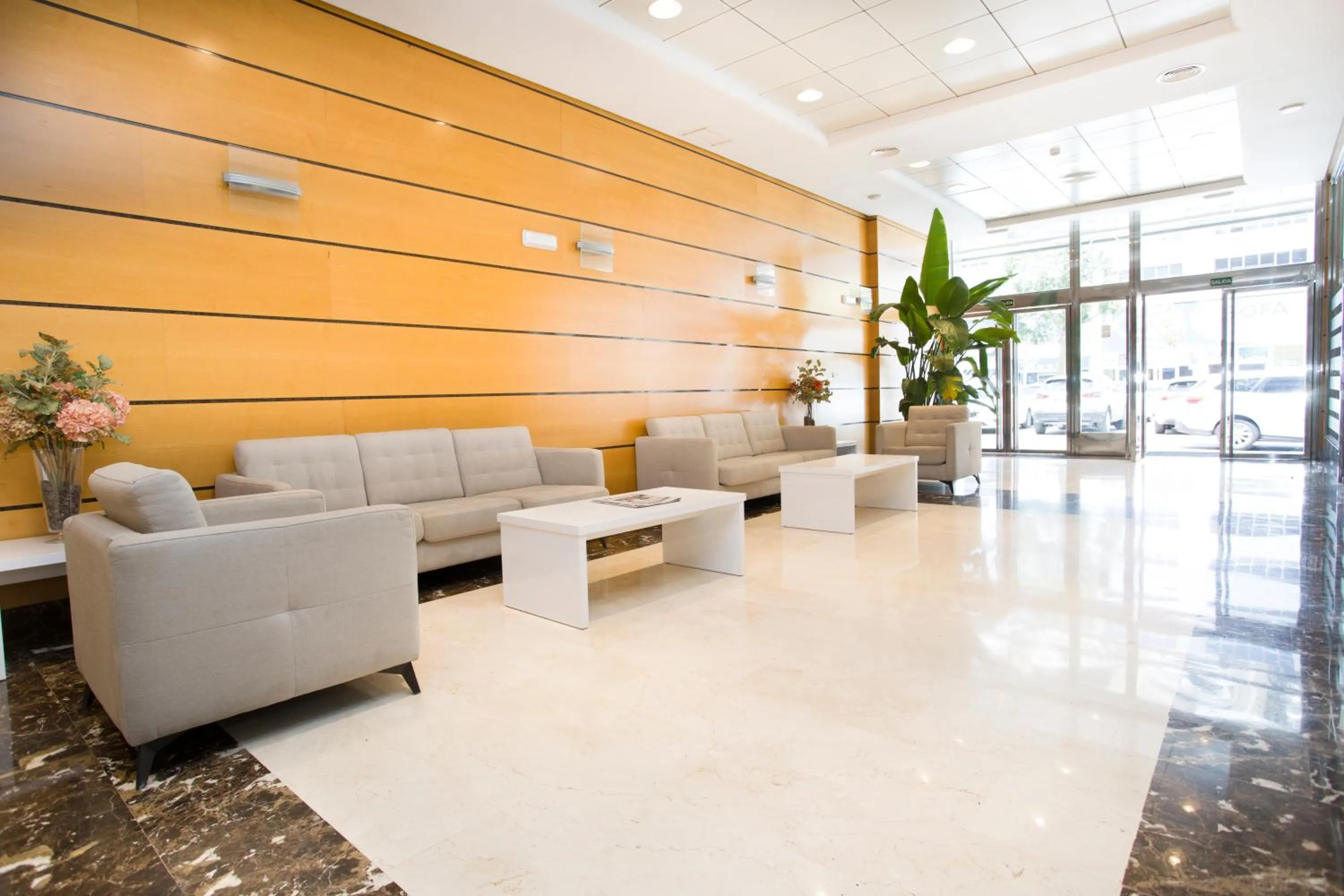 Lobby or reception in Aparthotel Albufera