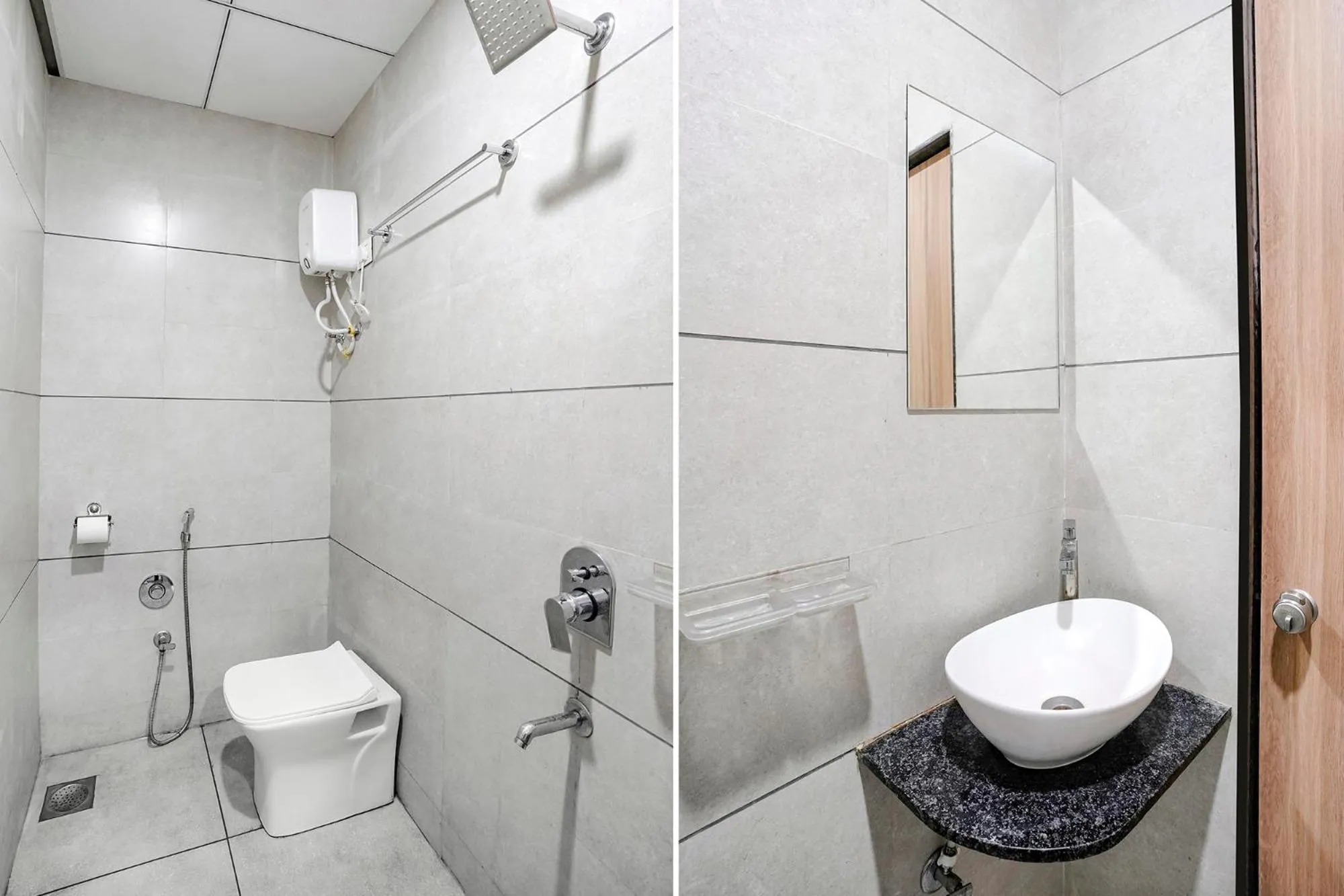 Bathroom in FabHotel Vrundavan - Nr Sargam Shopping Center