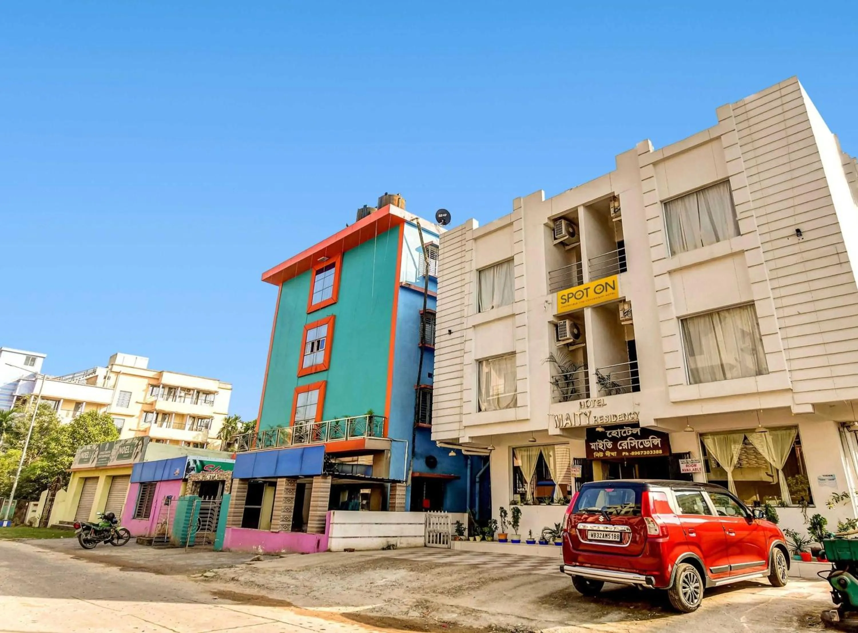 Facade/entrance in Hotel O MAITY RESIDENCY