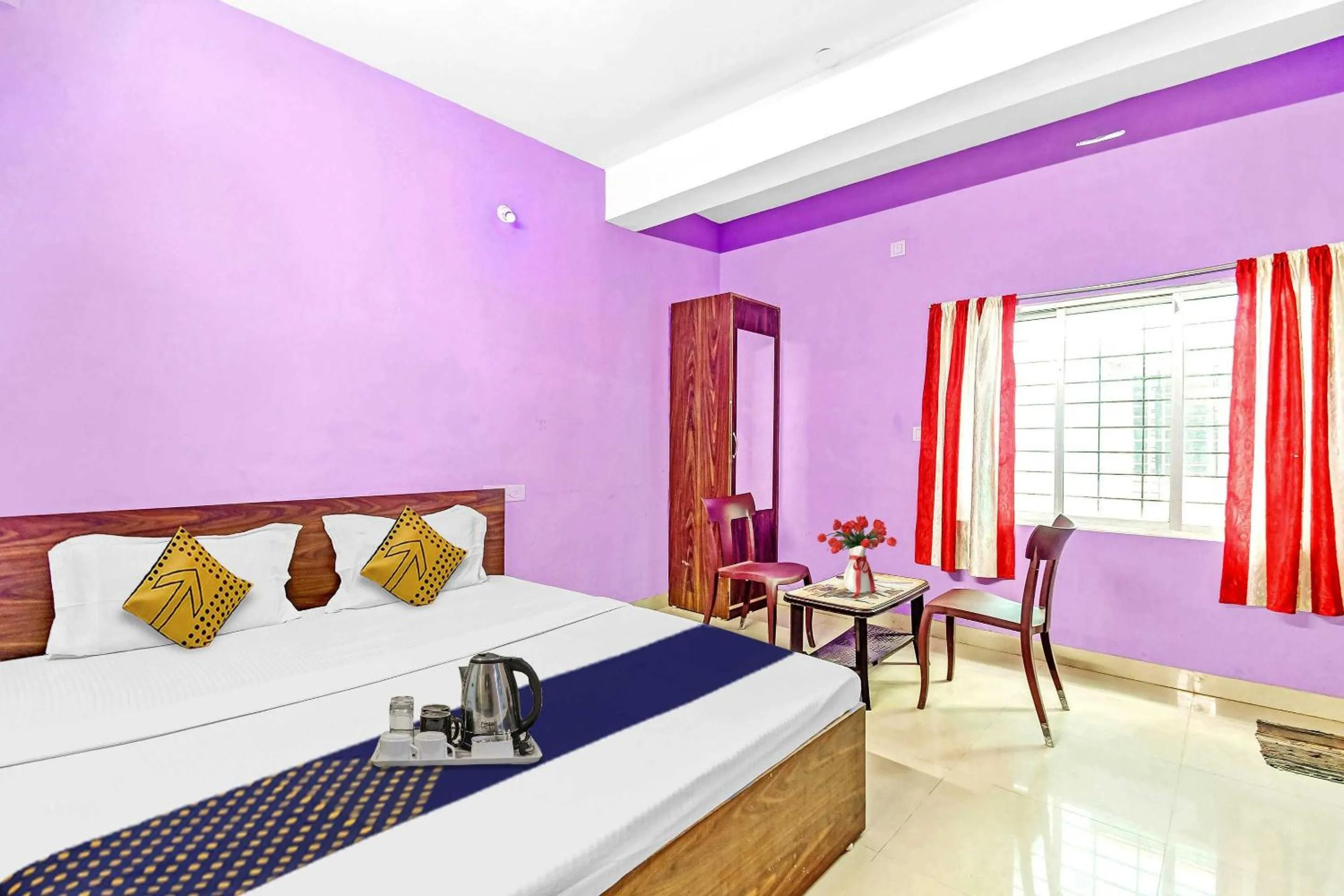 Bedroom in Hotel O MAITY RESIDENCY