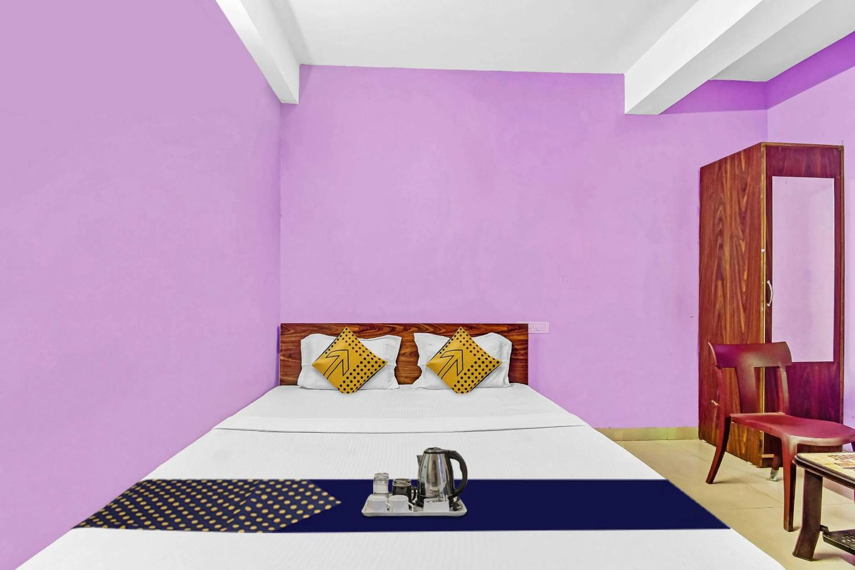Bedroom in Hotel O MAITY RESIDENCY
