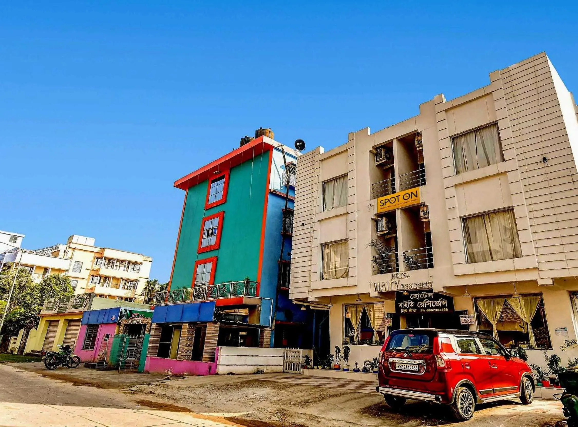Facade/entrance in Hotel O MAITY RESIDENCY