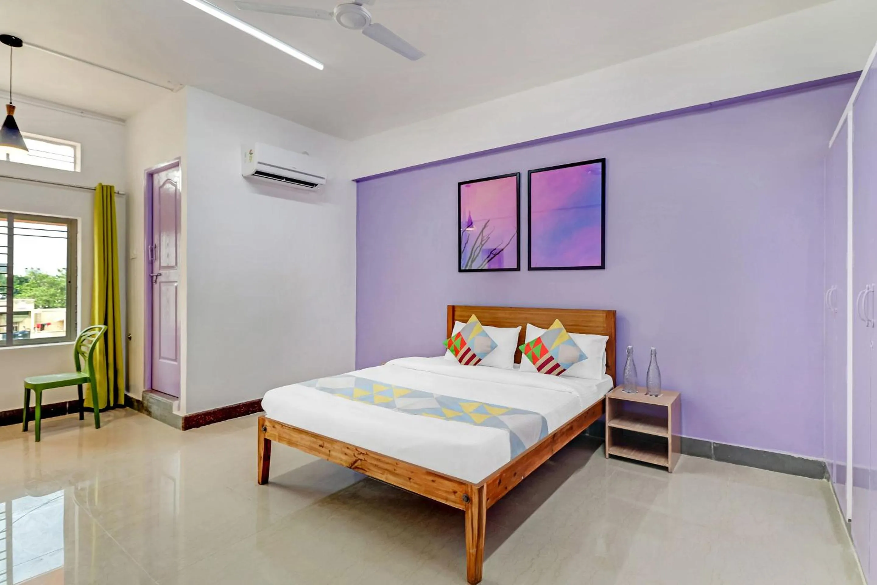 Bedroom, Bed in Capital O Elite Stay Jp Nagar Near SRI SATHYA GANAPATHI SHIRDI SAIBABA Temple