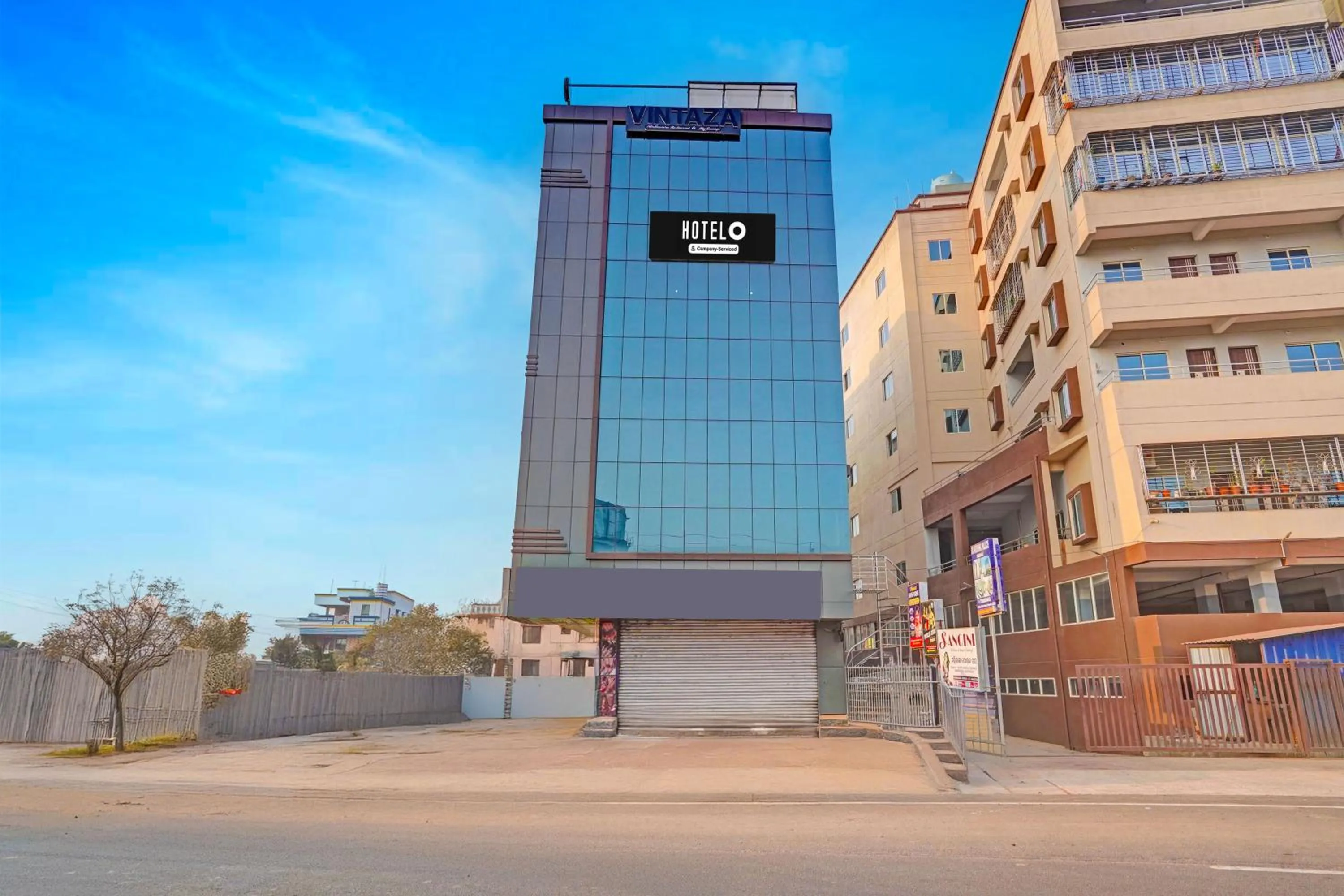 Facade/entrance in Hote O IIIT Square Bhubaneswar Formerly Sri Krishna Palace