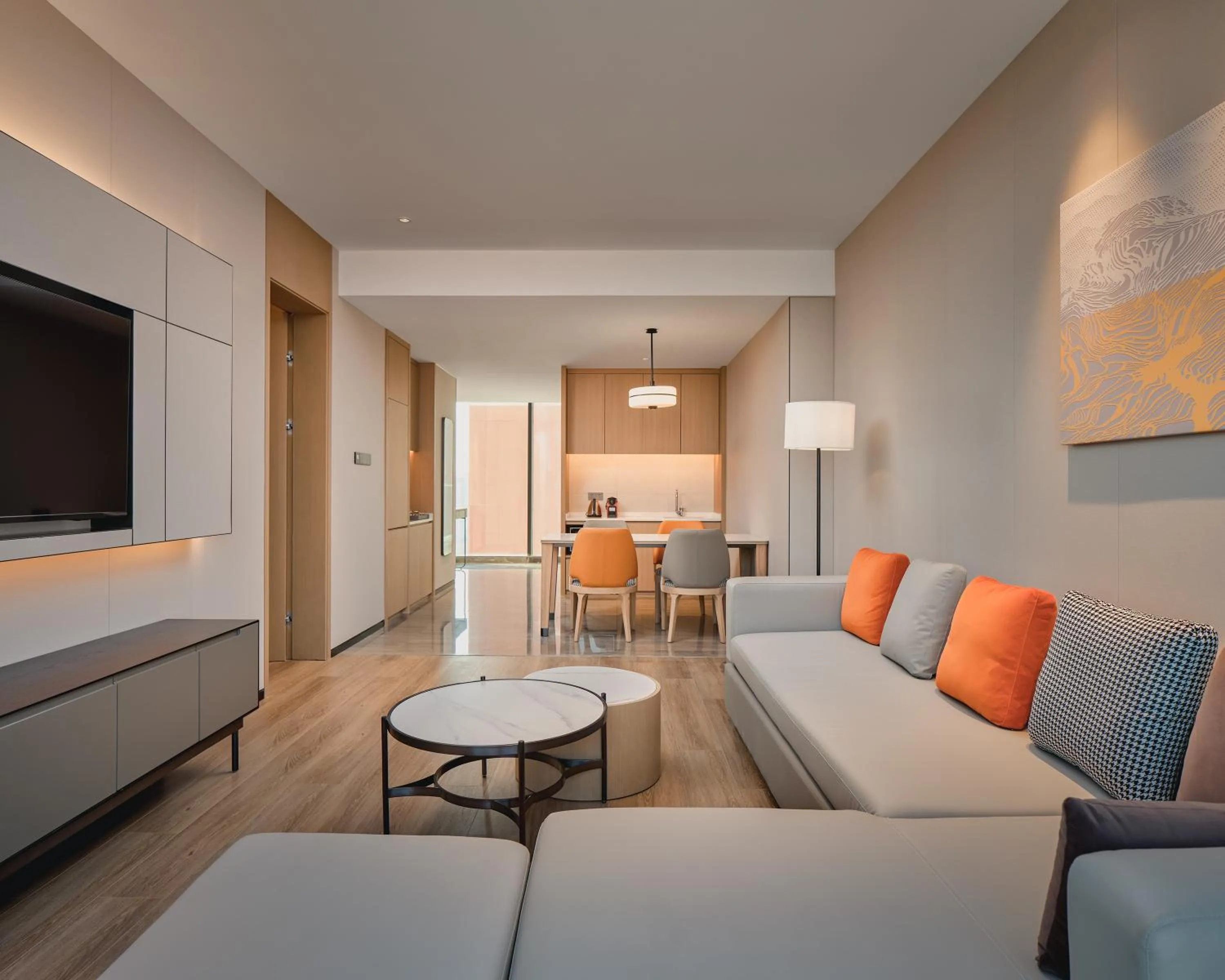 Living room in Hyatt Place Chengdu Bio-Town