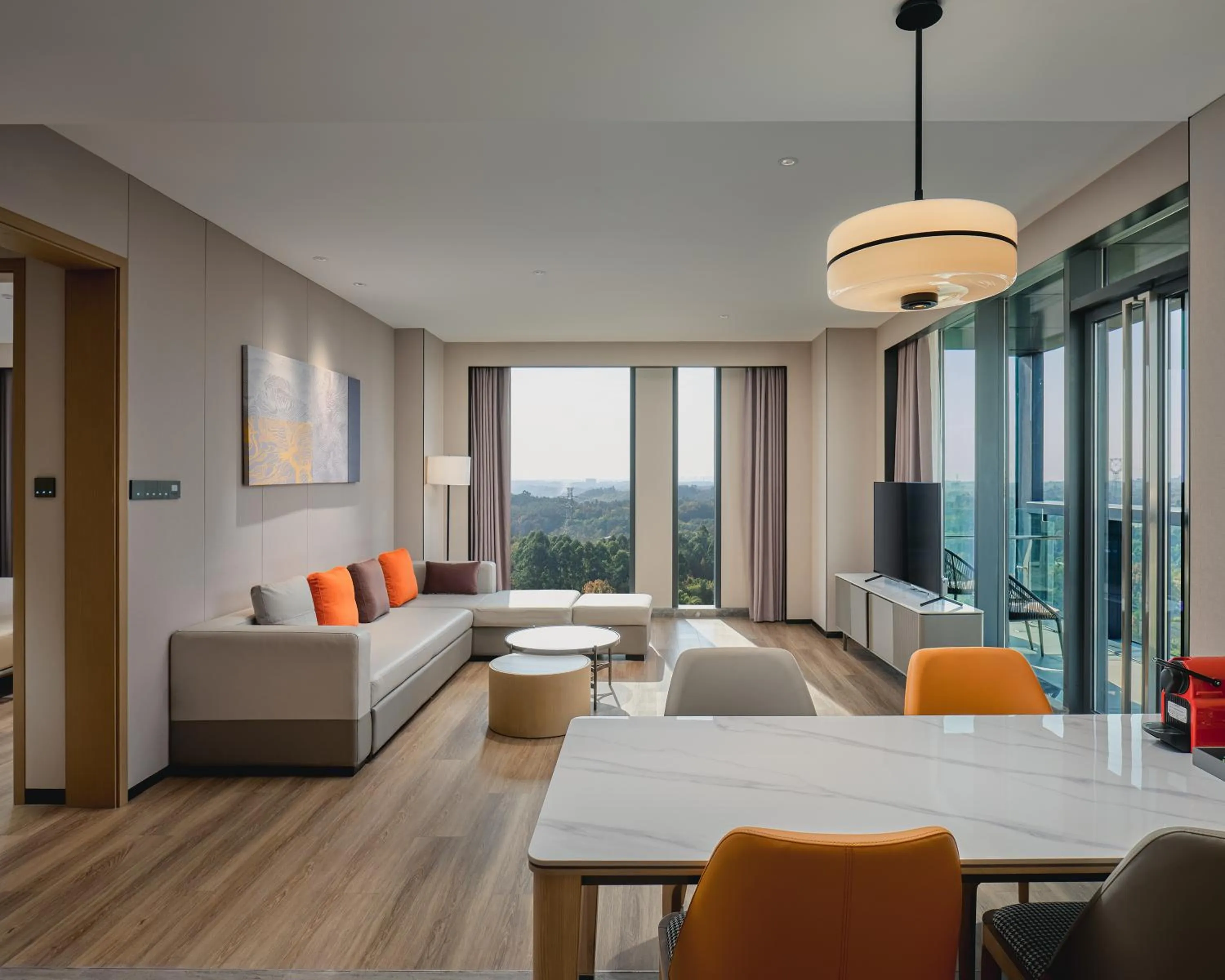 Living room in Hyatt Place Chengdu Bio-Town