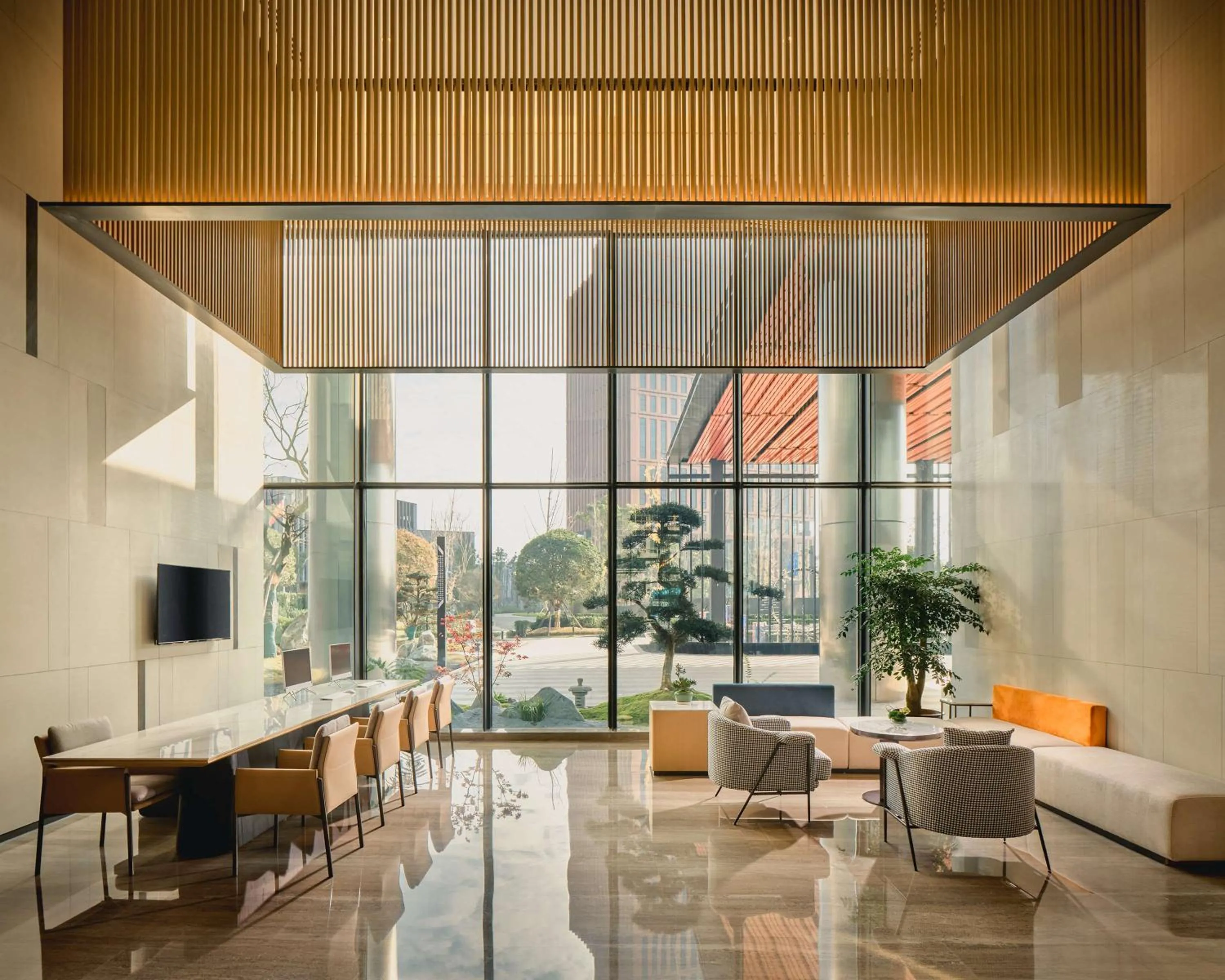 Lobby or reception in Hyatt Place Chengdu Bio-Town