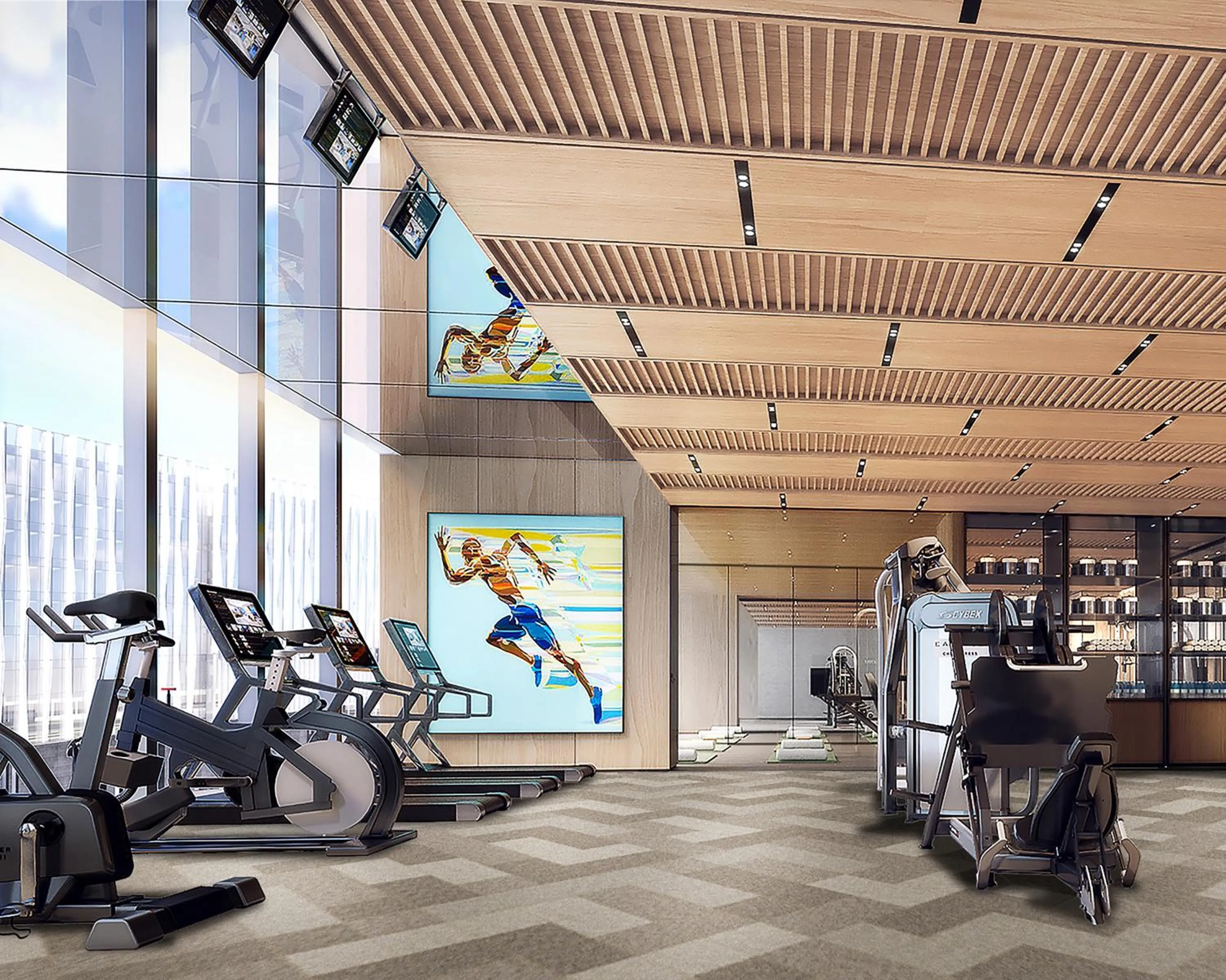 Fitness centre/facilities in Hyatt Regency Hangzhou International Airport