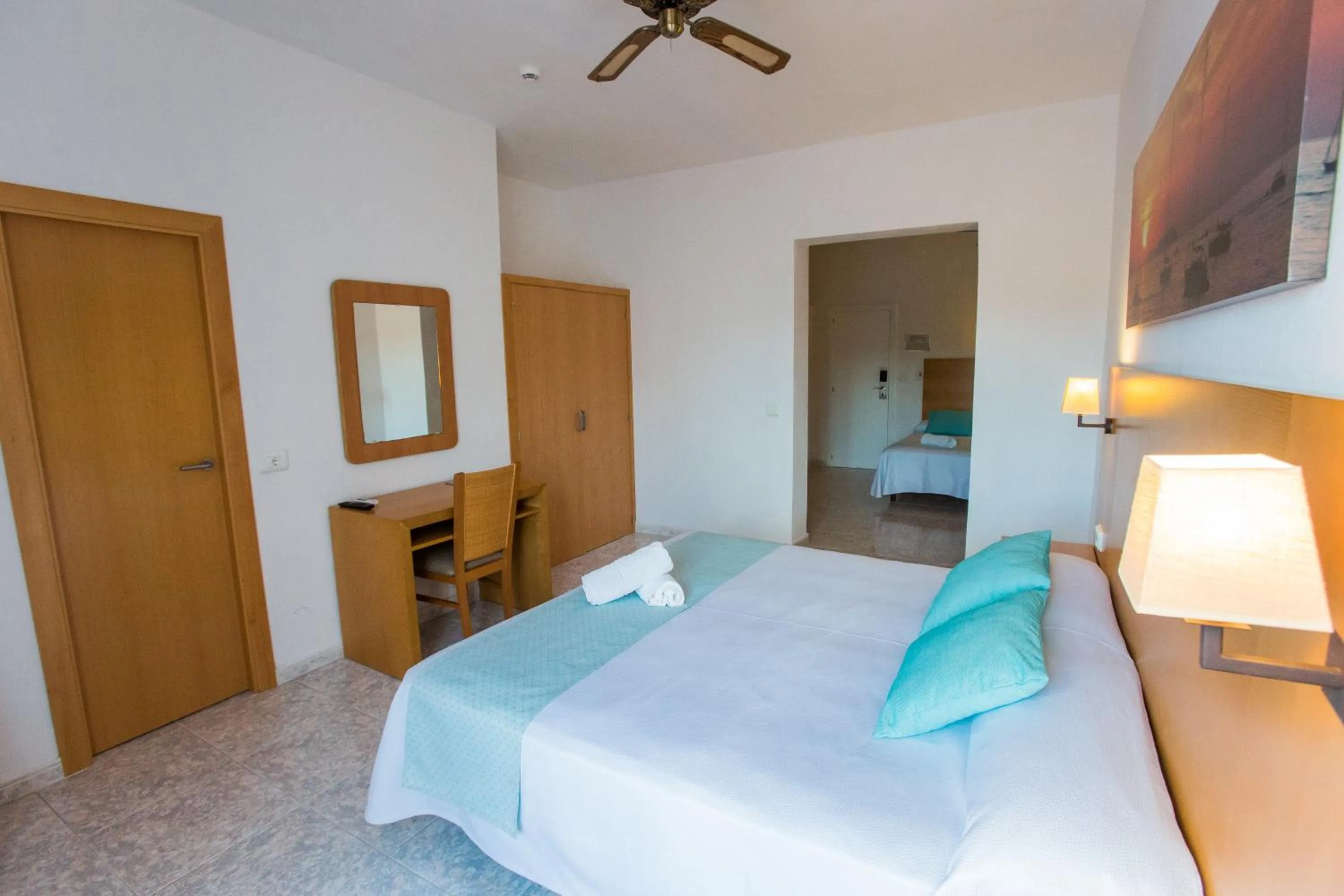 Bed in Hotel Tagomago