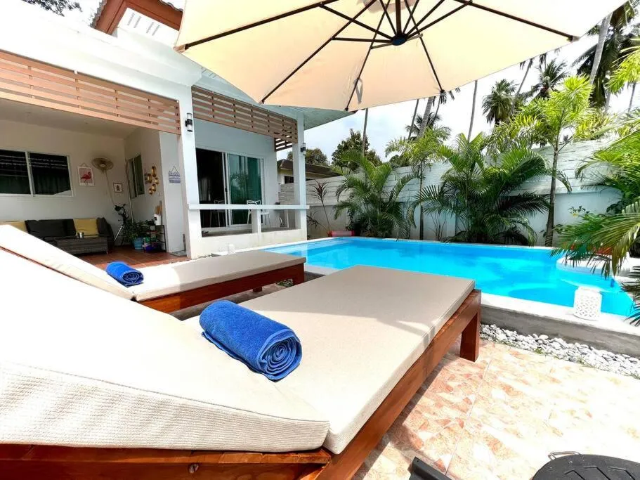 Holiday house near Lamai with swimming pool. 2 bedrooms