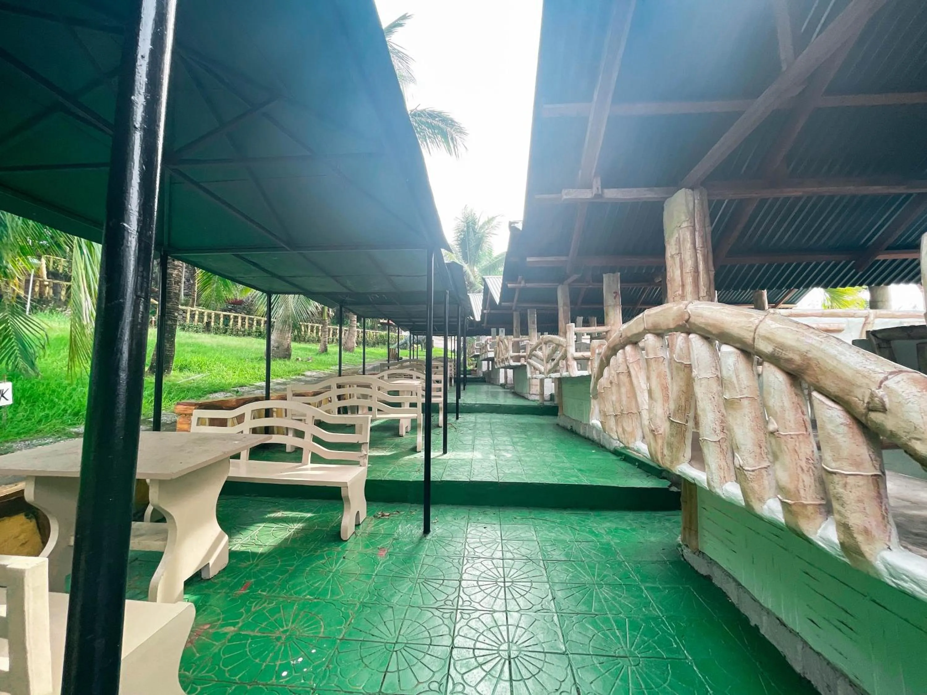 Seating area in La Virginia Leisure Park and Amusement