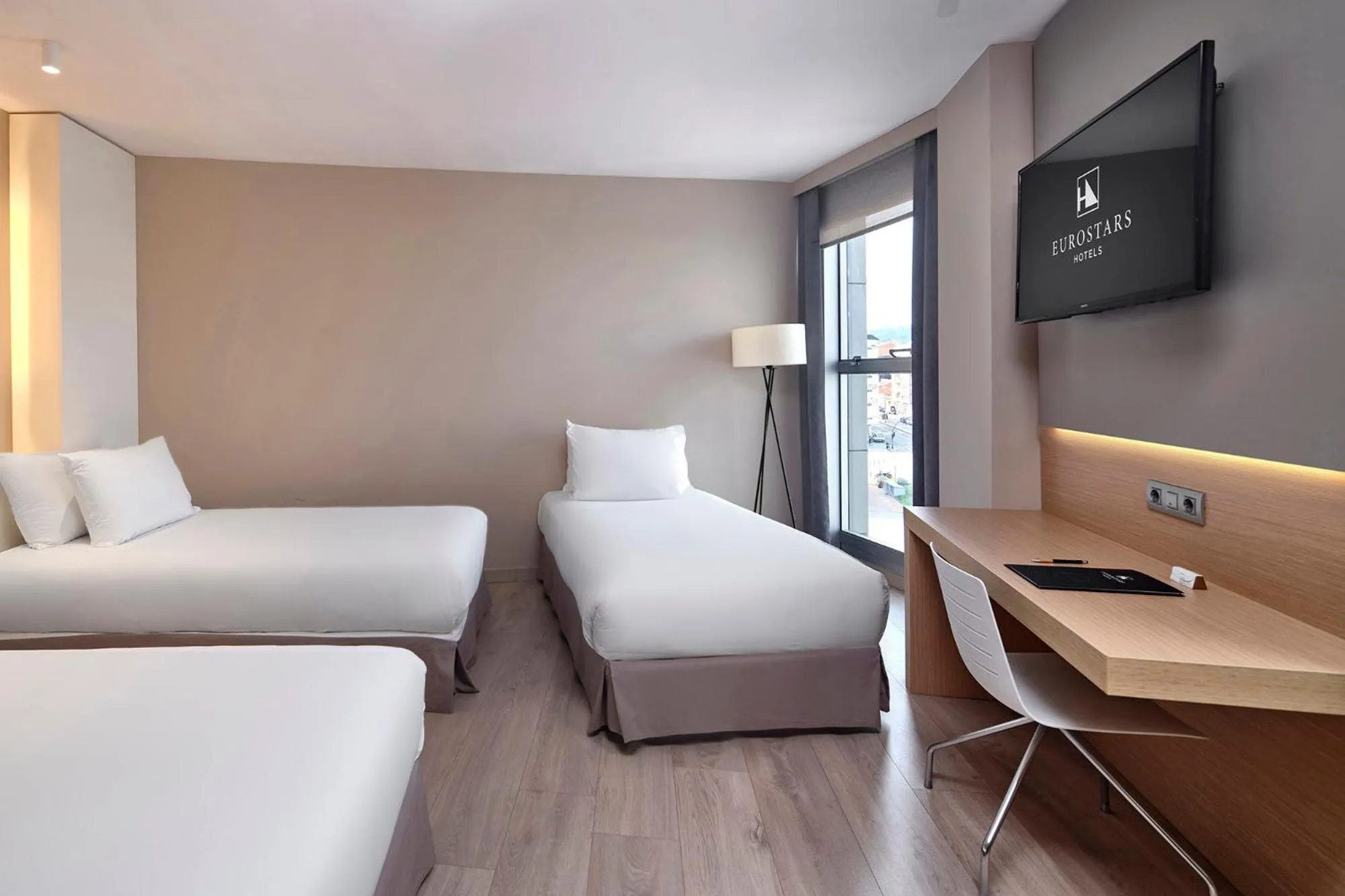 Bed in Eurostars Don Cándido