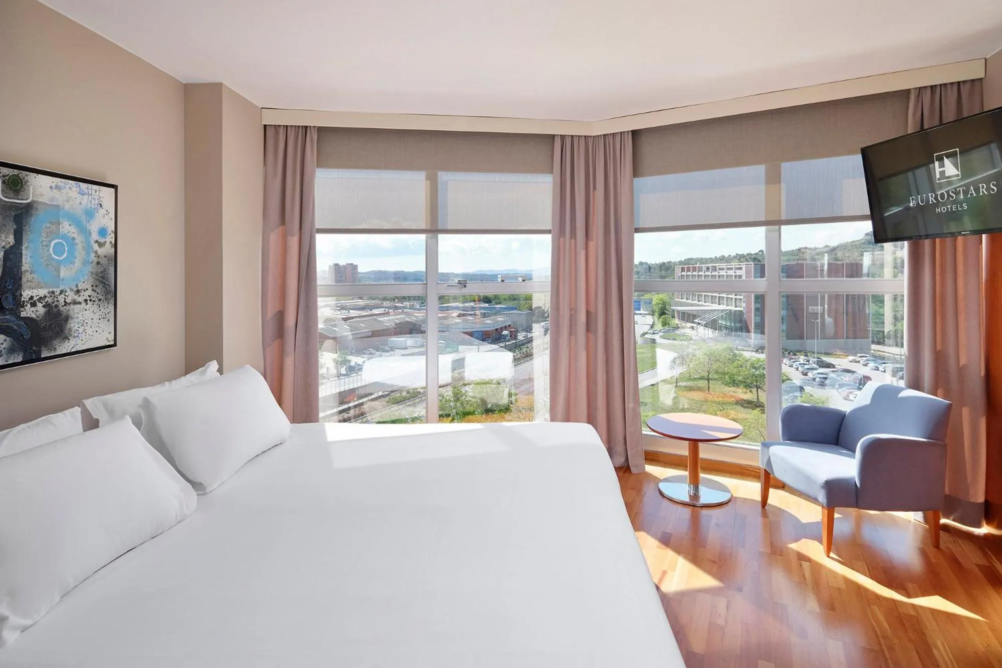 Bed in Eurostars Don Cándido