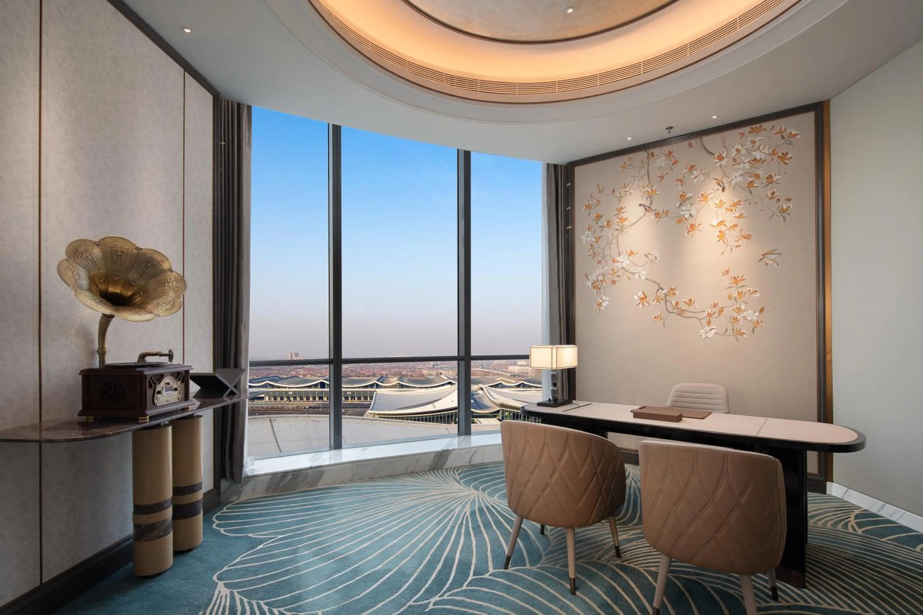 Seating area in Wyndham Grand Shanxi Xiaohe Xincheng