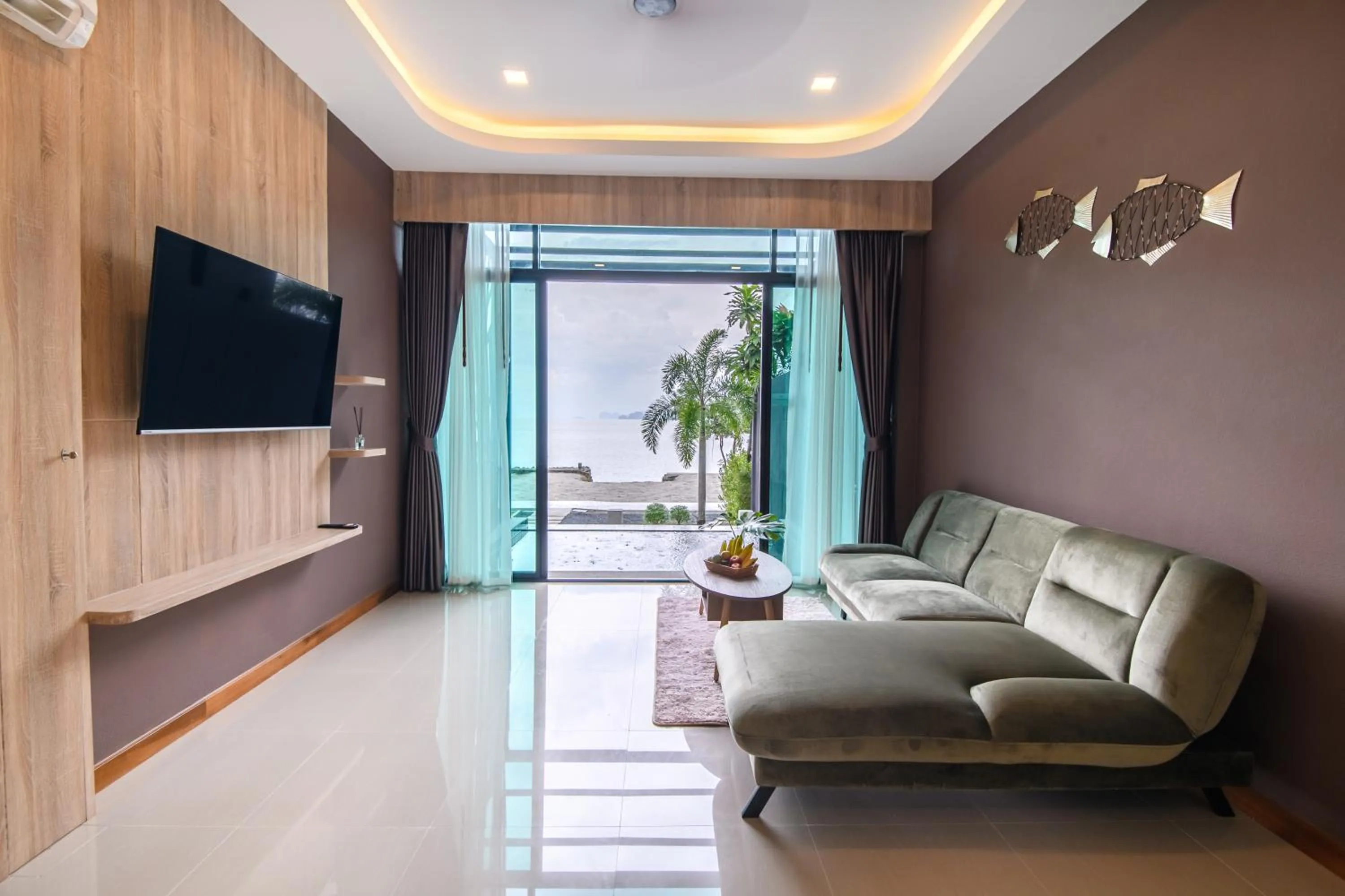 Living room in Mangrovebay Krabi Beachfront Pool Villa
