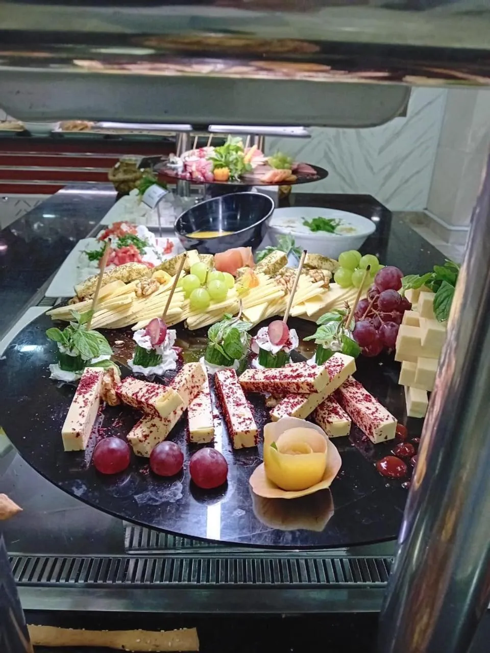 Buffet breakfast in Al Hidayah Towers Hotel