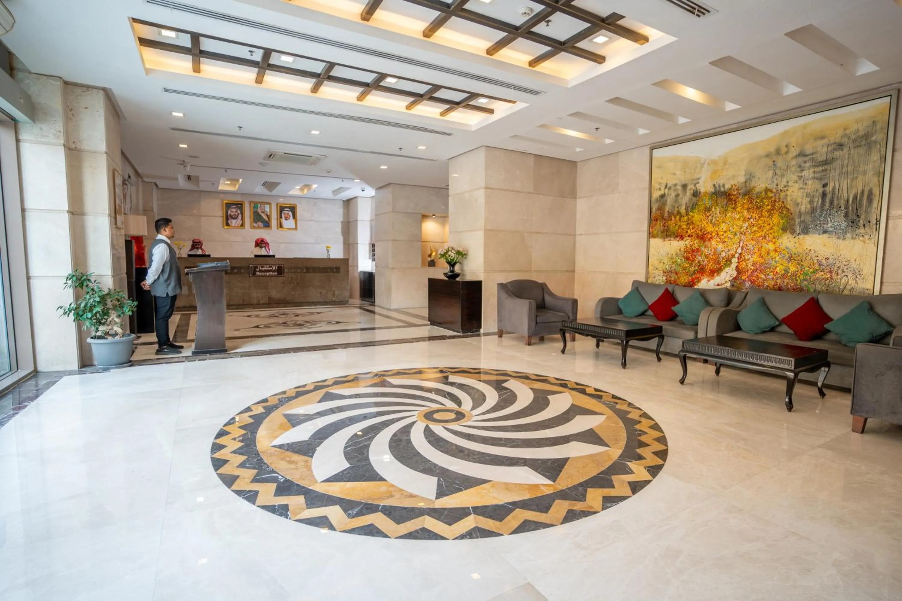 Lobby or reception in Al Hidayah Towers Hotel