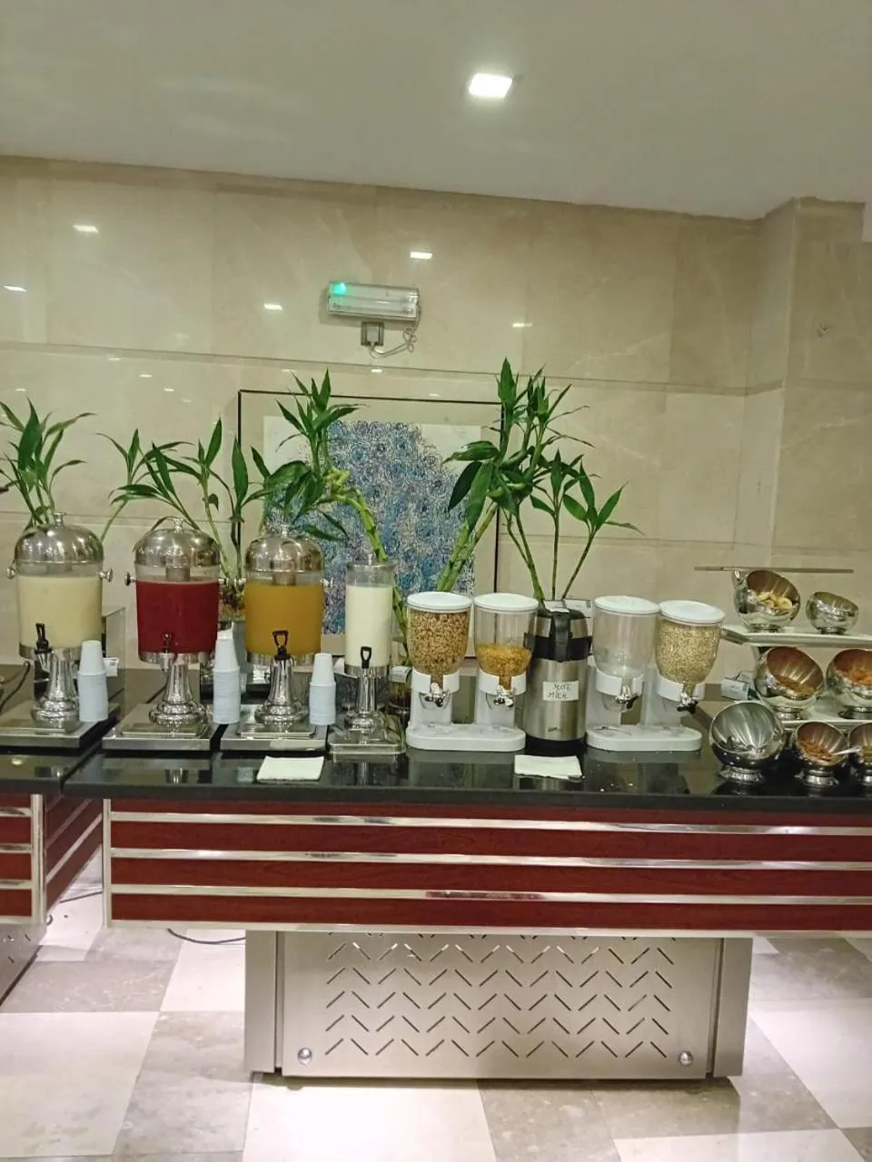 Buffet breakfast in Al Hidayah Towers Hotel