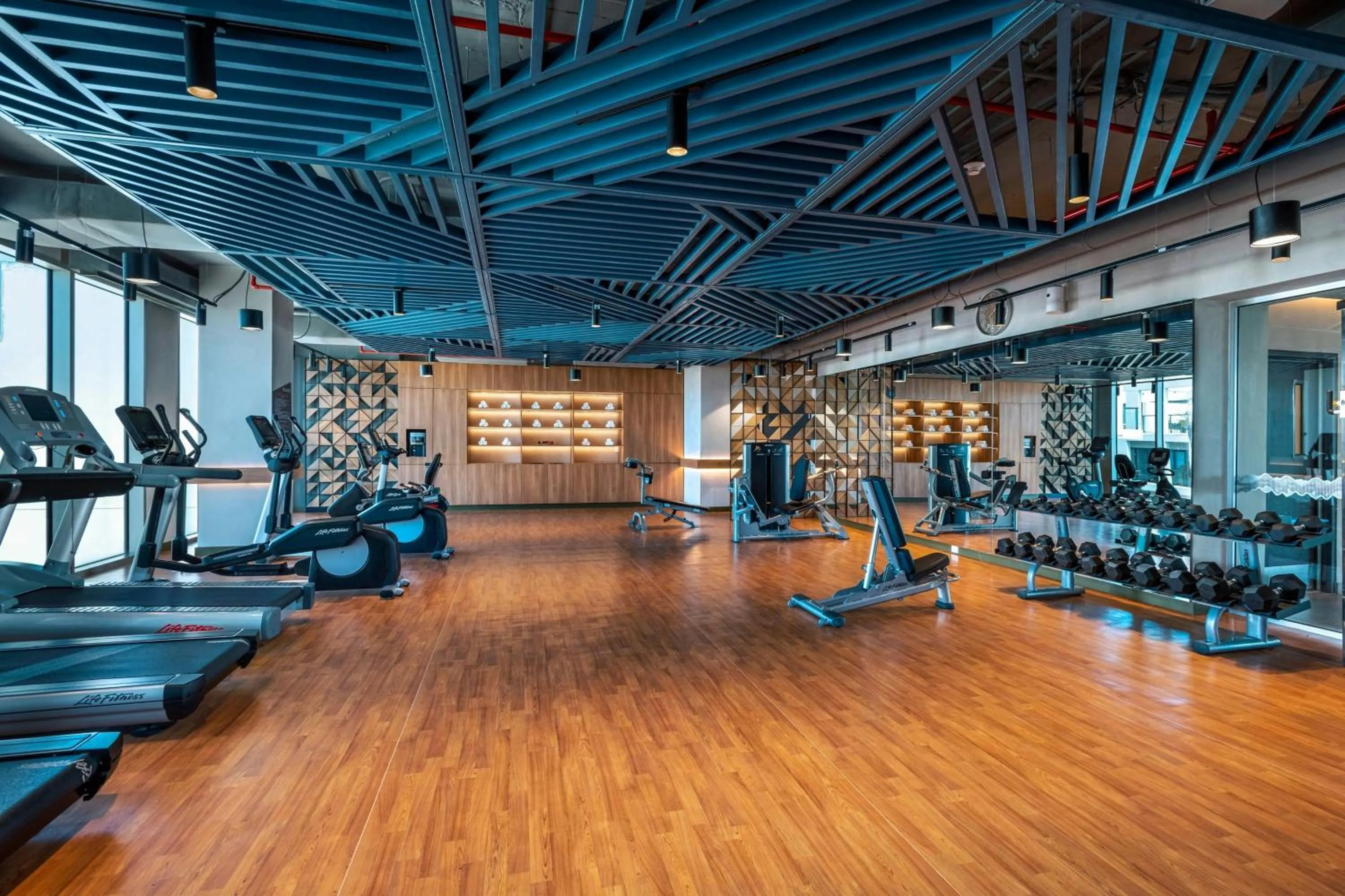 Fitness centre/facilities in Aloft Playa del Carmen