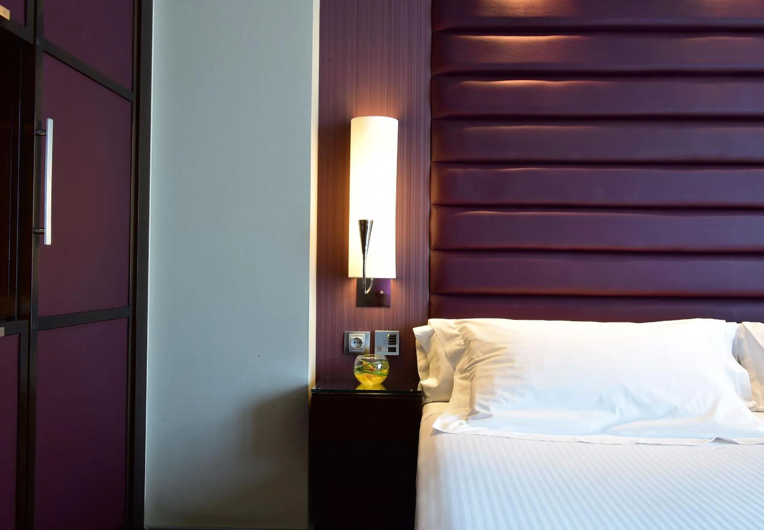 Decorative detail, Bed in Pestana Arena Barcelona