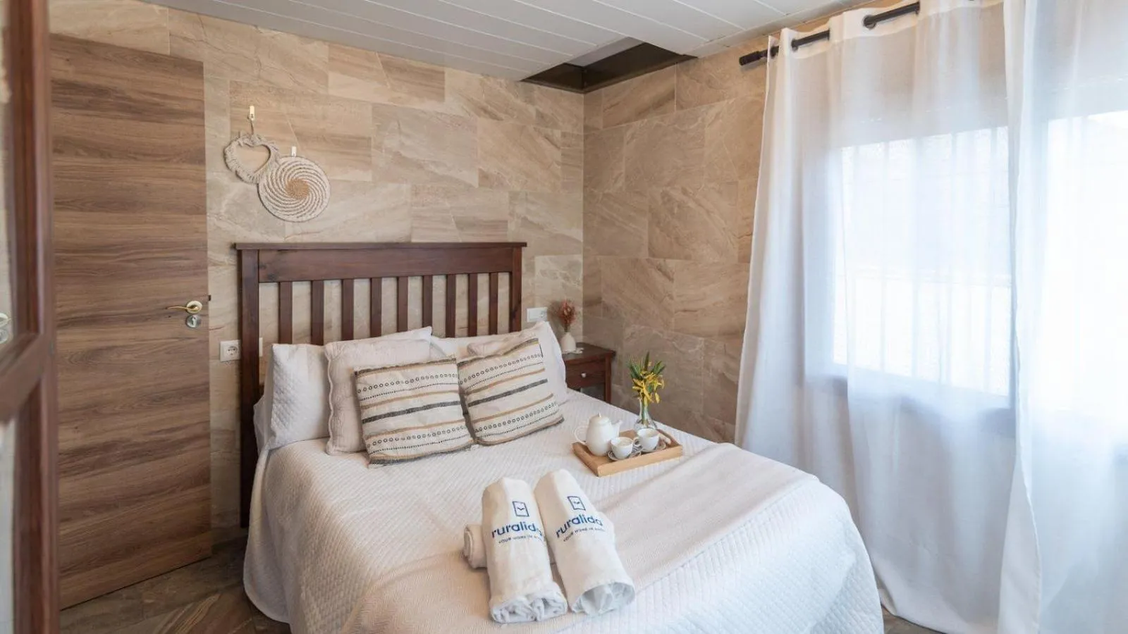 Bedroom, Bed in Casa La Pradera Antequera by Ruralidays