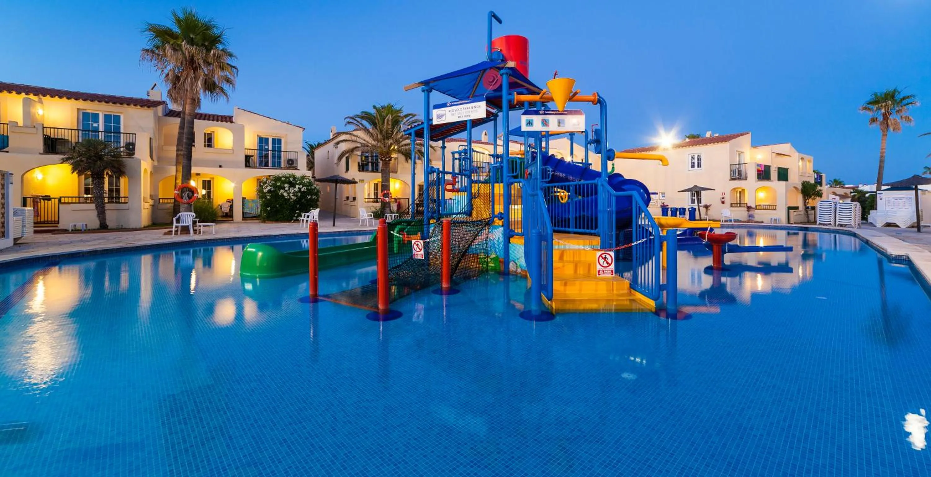 Children play ground in Globales Binimar
