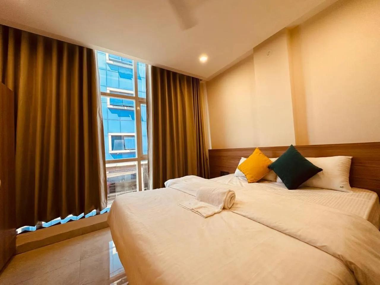 Bed in Hotel New Centro