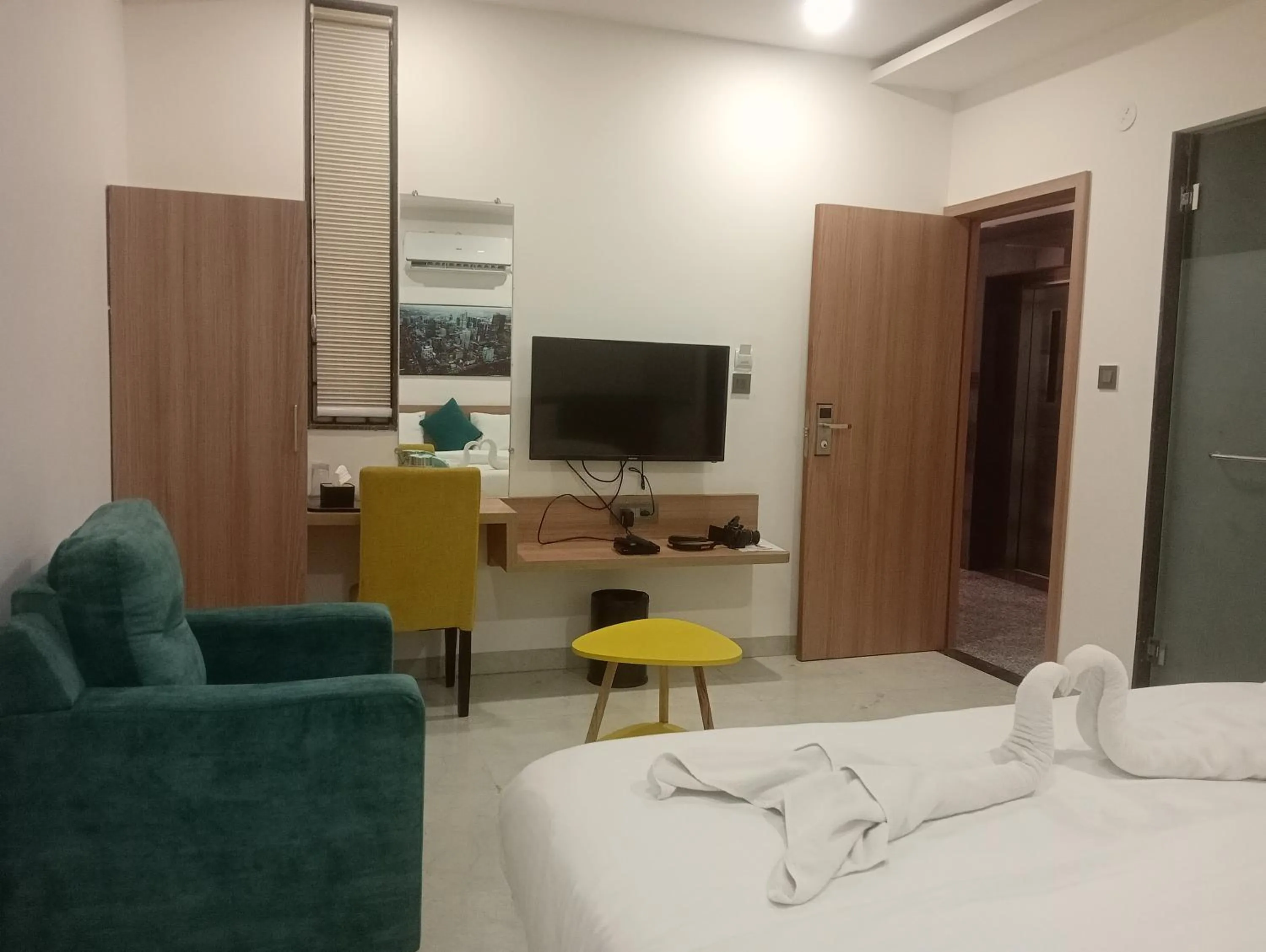 Bed in Hotel New Centro